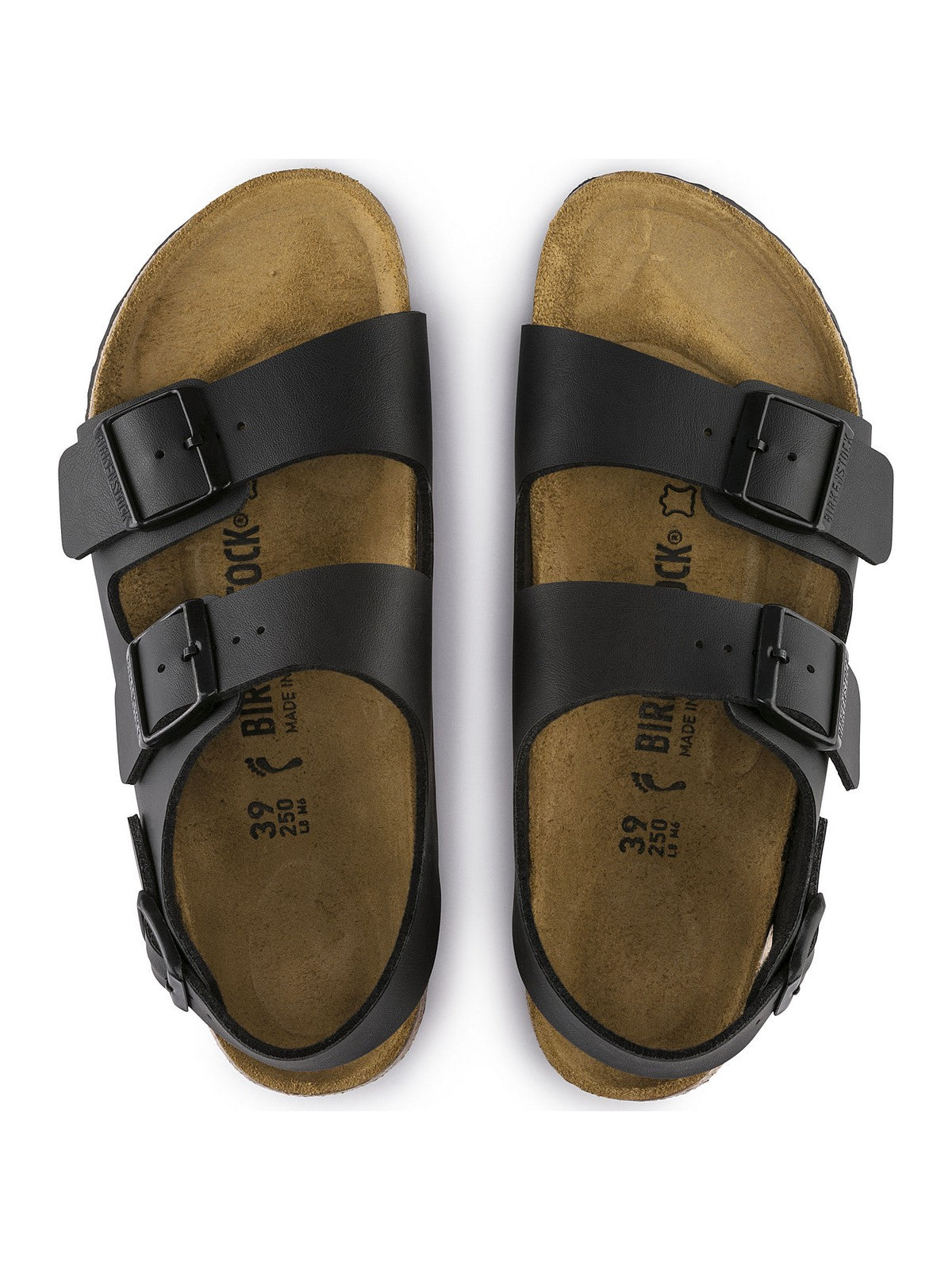 BIRKENSTOCK Sandale Homme Milan 034791 Noir