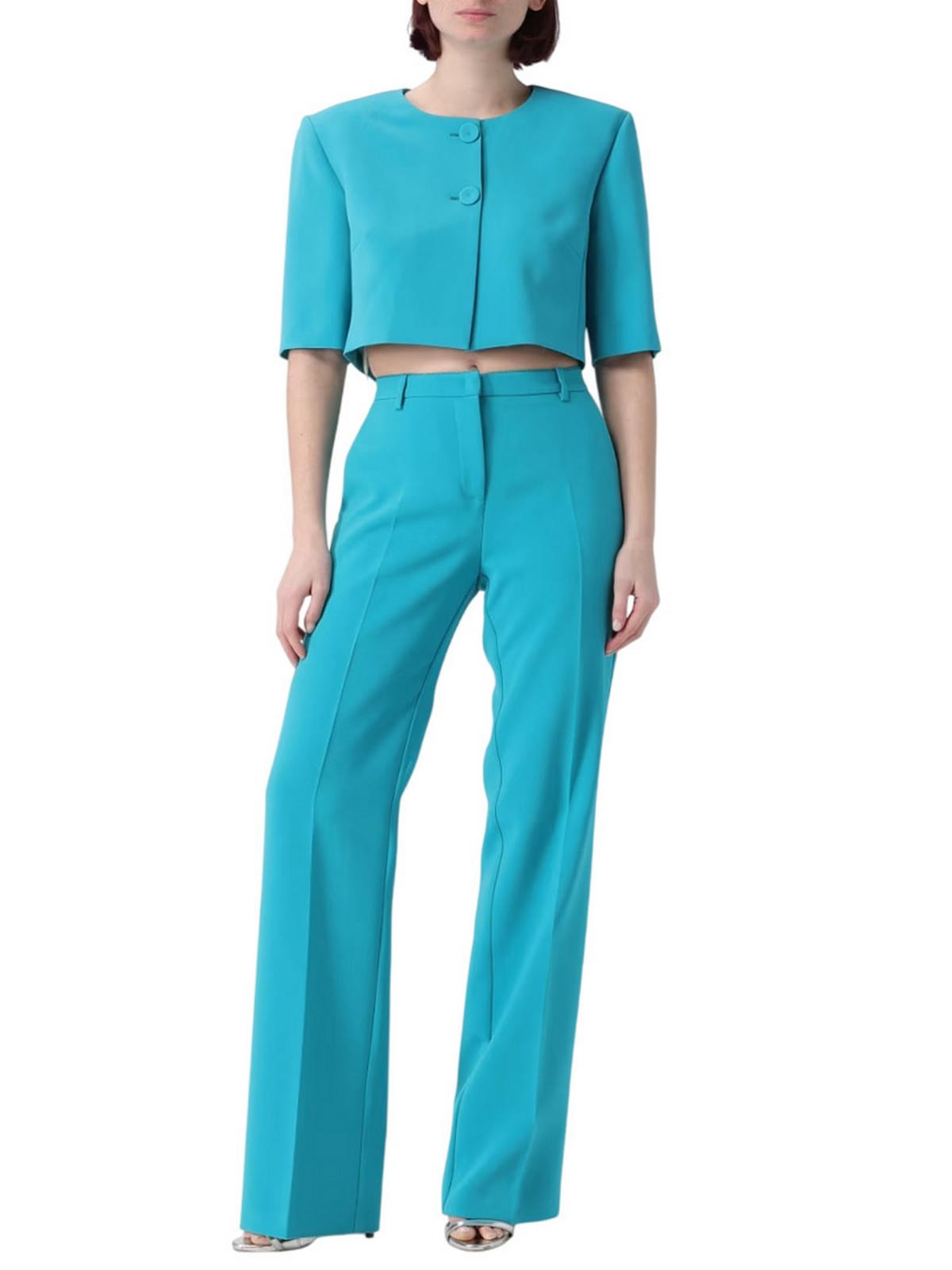 PINKO Pantalone Donna EUCALIPTO PANTALONE 106632-A32Z V76 VERDE MATTONELLA
