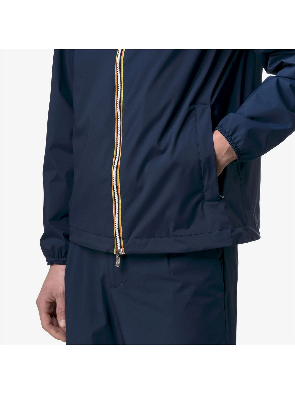 K-WAY Giubbino Uomo Jack  Stretch Nylon Jersey K3123UW B67 Blue Insignia