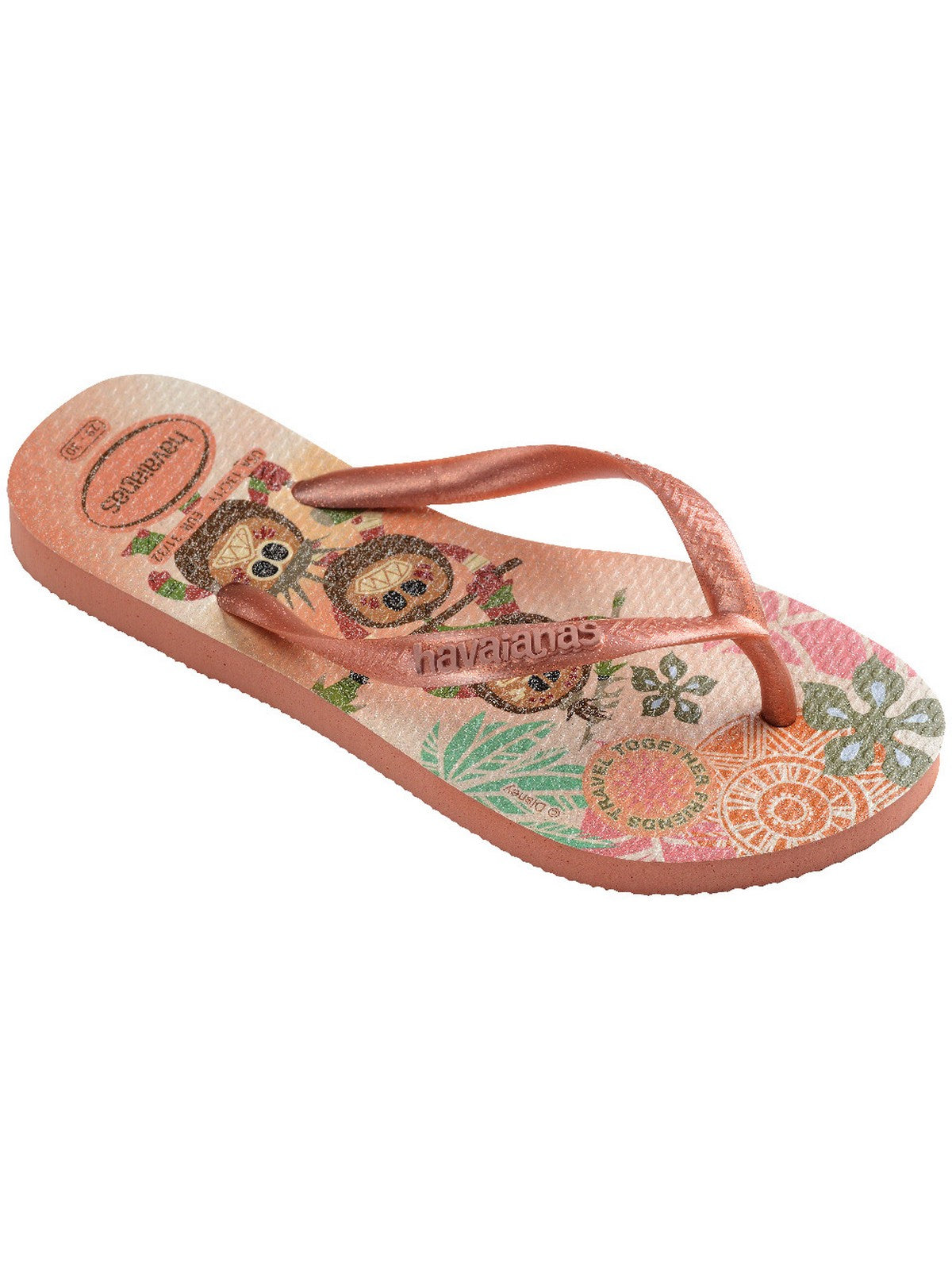 HAVAIANAS Infradito Bambine e ragazze Hav. Kids slim princess 4123328.9259 Rosa gioboutiqueweb