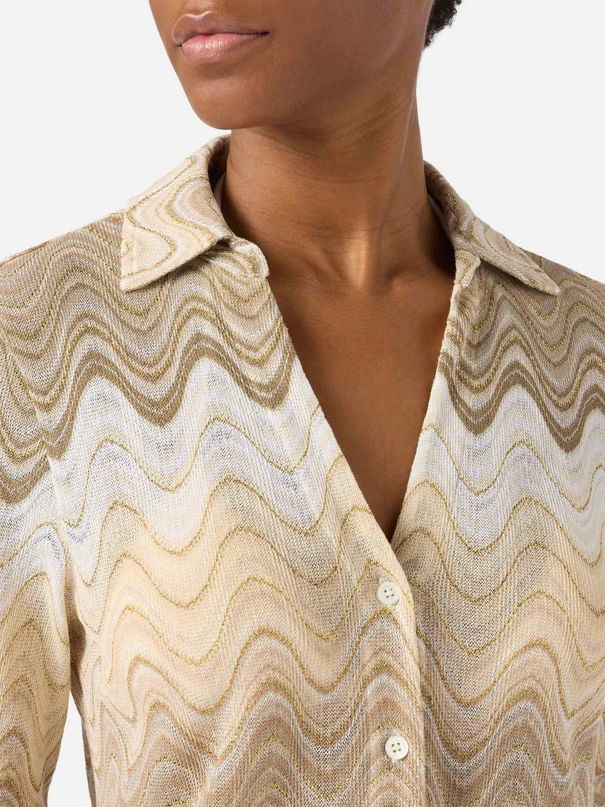 MC2 SAINT BARTH Camicia Donna  JOYS 02022L RACHEL SEA WAVE 11