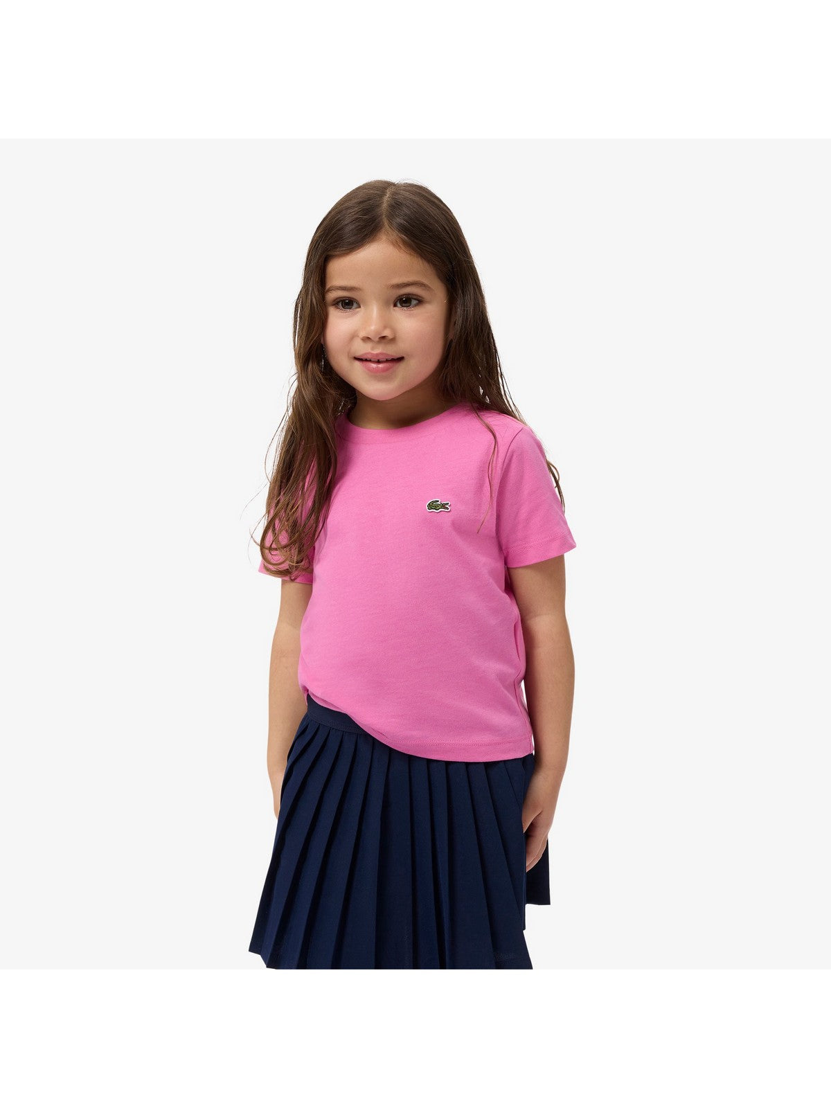 LACOSTE KIDS T-shirt Unisex bambino LCB CORE TEE 847025 GLH Rosa