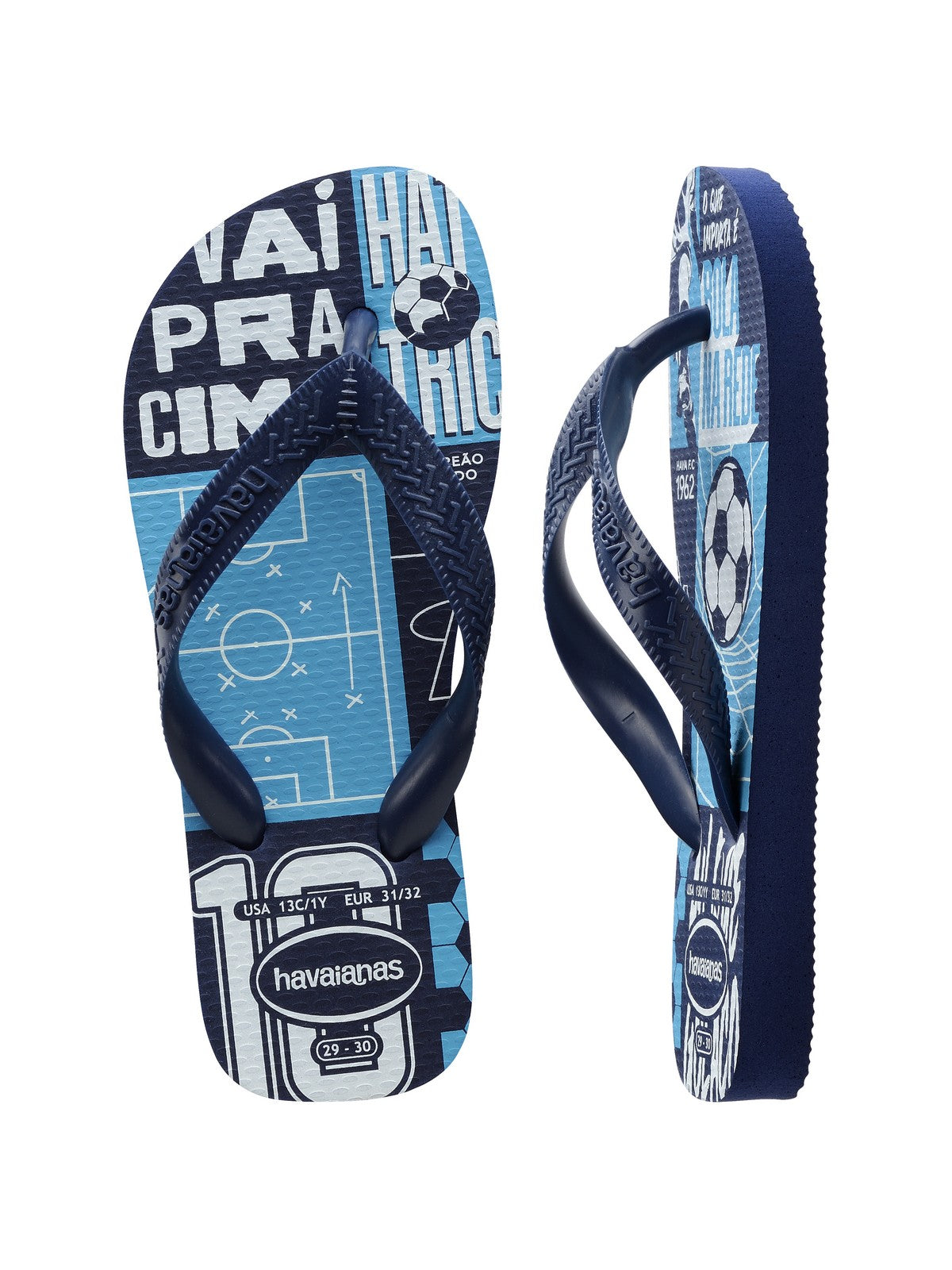 Havaianas flips de niños y niños Hav. Kids Athletic 4127273.4368 azul