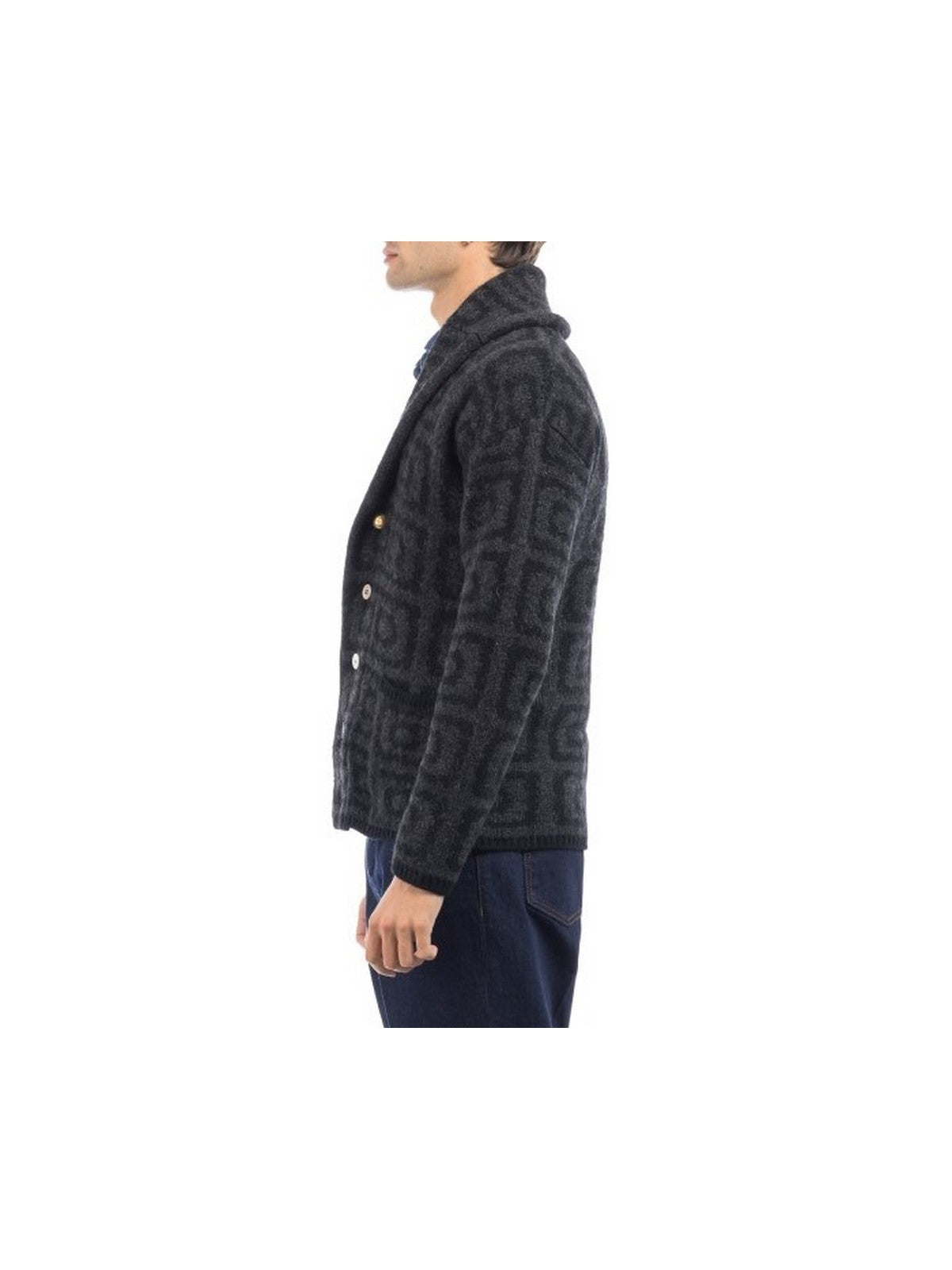 GABRIELE PASINI Cardigan Uomo  49511/1  6252 Nero gioboutiqueweb