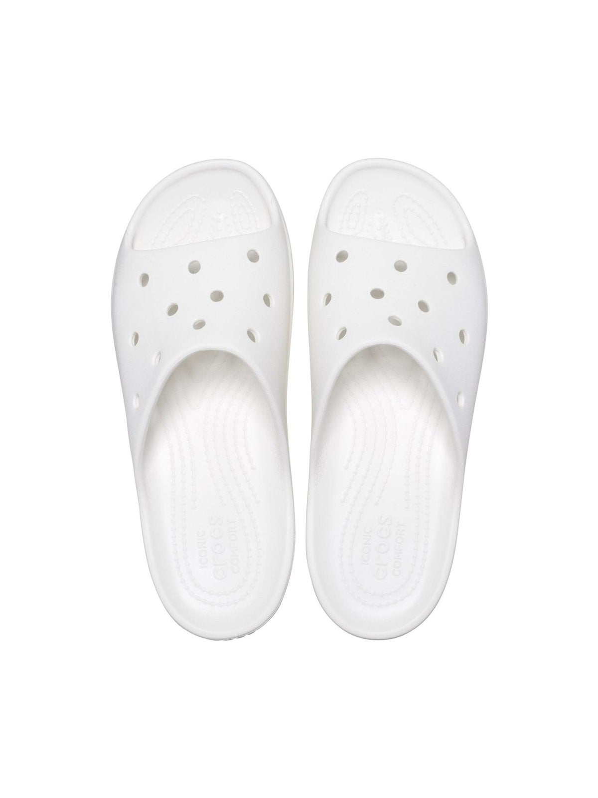 Crocs Ciabatta Woman Plataforma clásica Flip W 208180 100 White