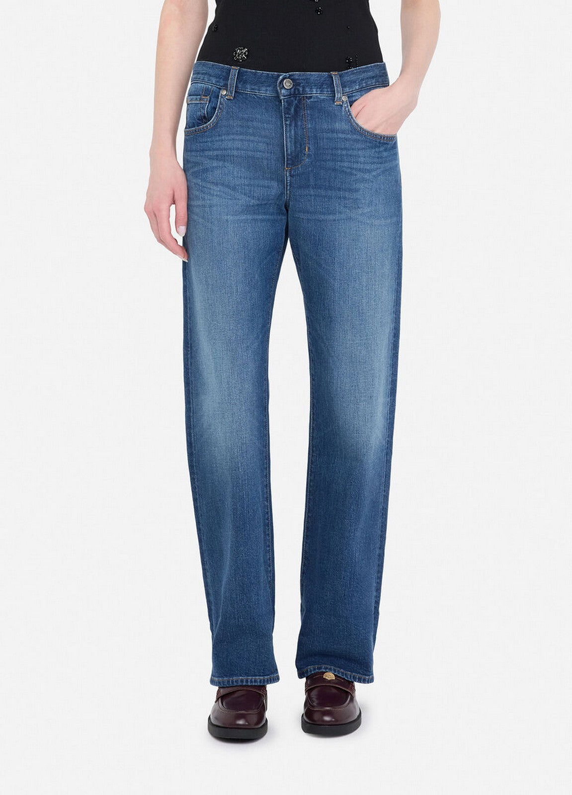 LIU JO BLUE DENIM Jeans Donna  UF5175DS074 78930 Denim blue dk cim.w