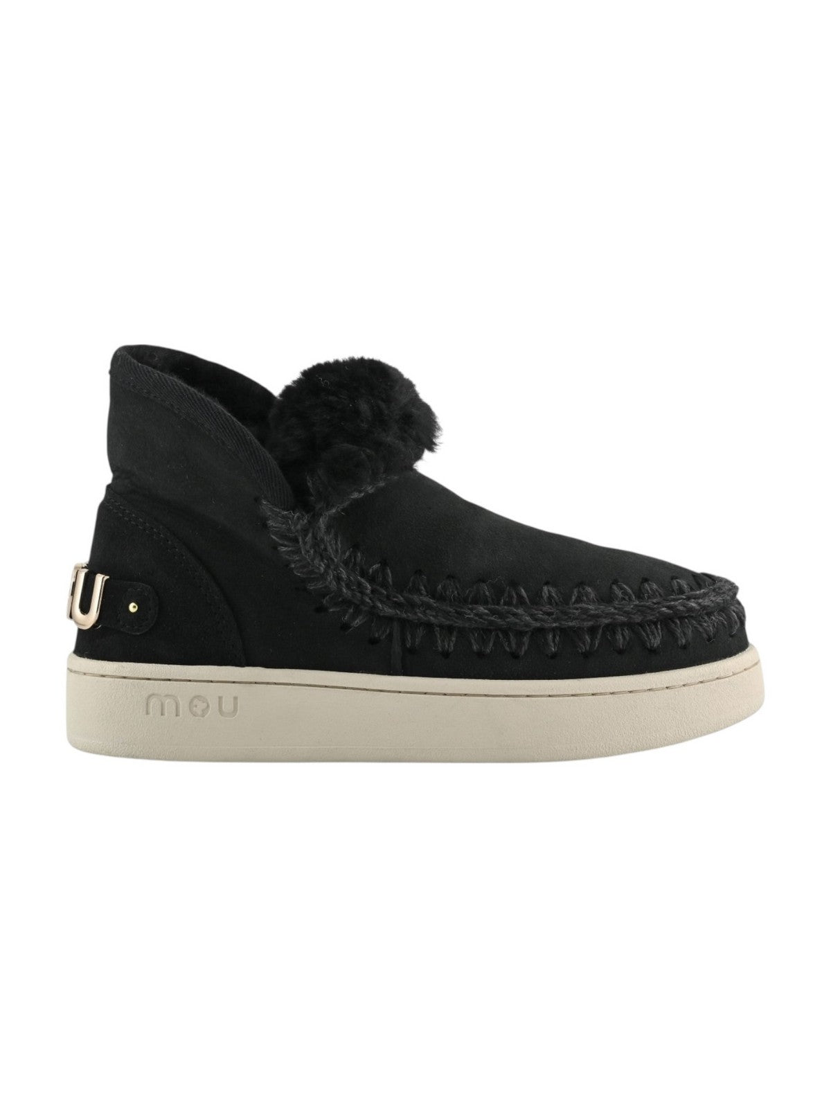 MOU Stivali e Stivaletti Donna New eskimo sneaker suede - let MU.FW741001A BKBK BLACK