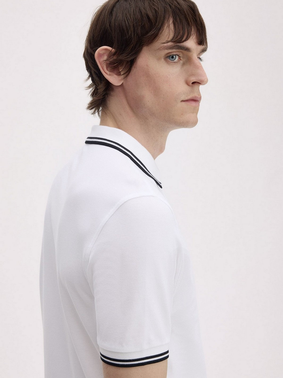 FRED PERRY Polo Uomo FP TWIN TIPPED FRED PERRY SHIRT FP-M3600P-57 200 WHITE