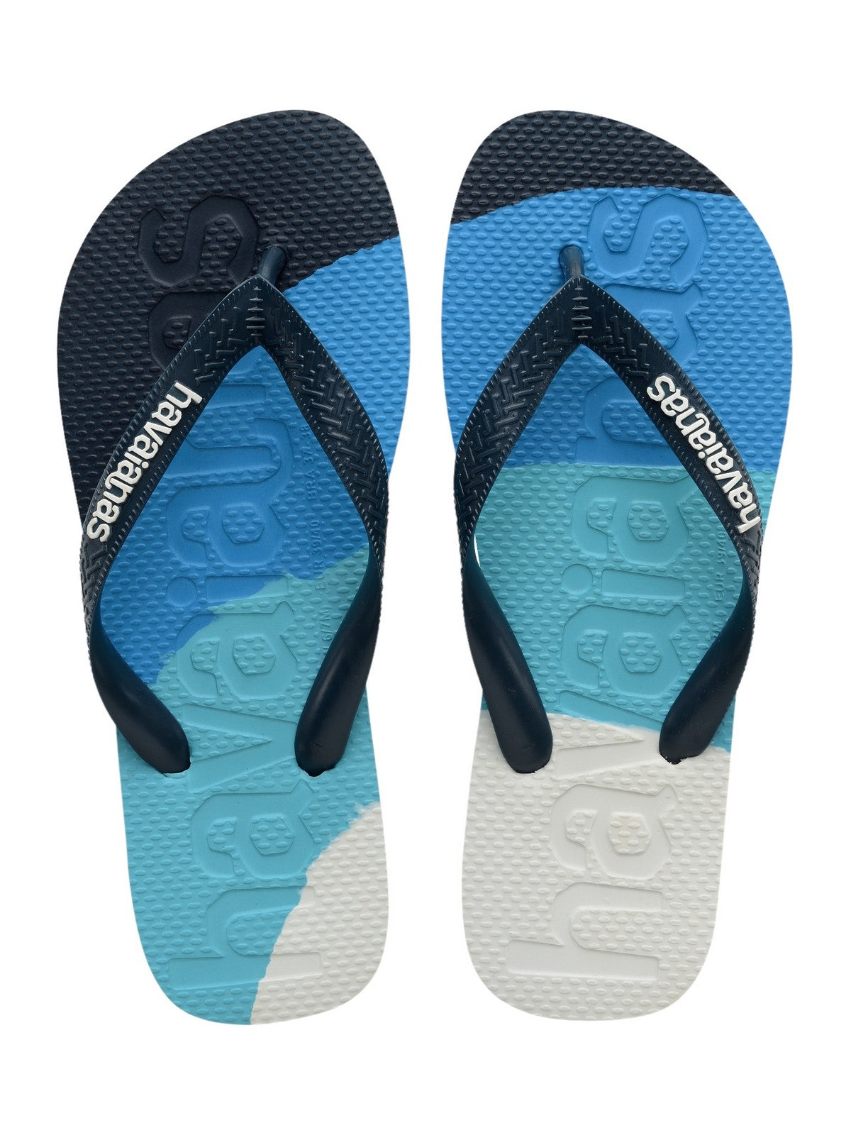 HAVAIANAS Infradito Uomo Hav. Top logomania colors II 4147526.5558 Blu gioboutiqueweb