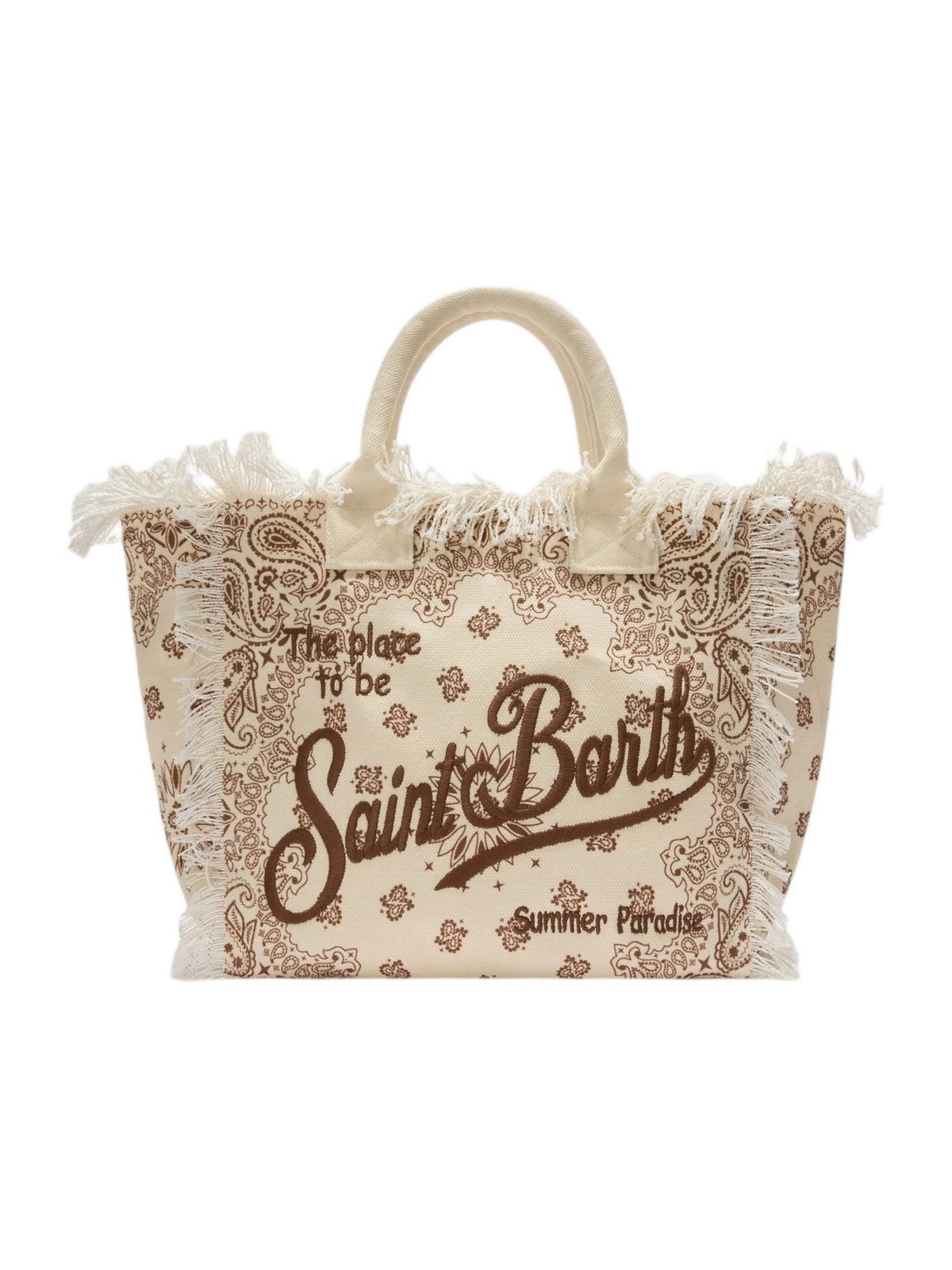 MC2 SAINT BARTH Borsa Donna  VANITY 02565L BANDANNA ROUND 10 EMB