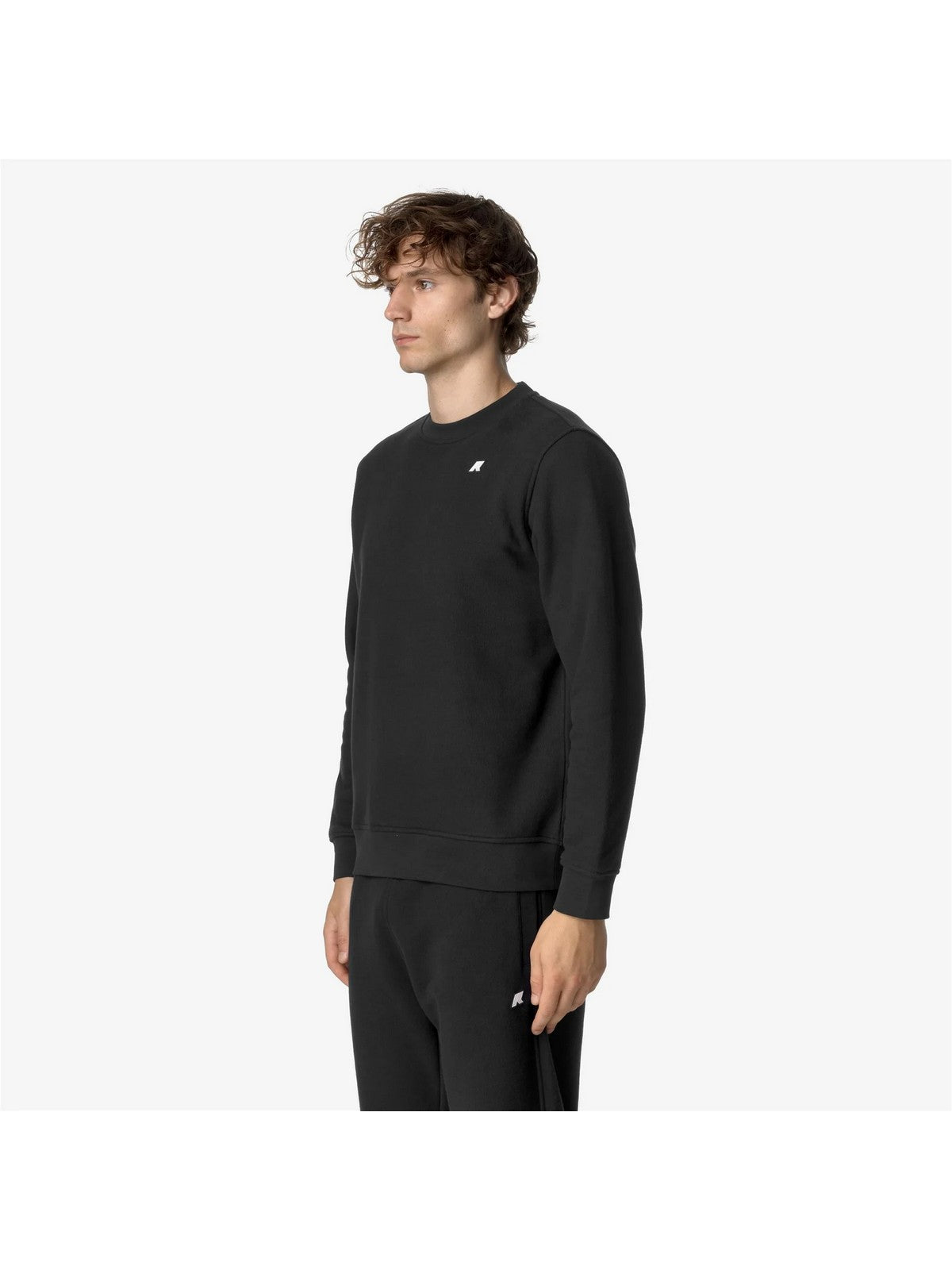 K-Way-Mann Sweatshirt Baptiste schweres Fleece K8133GW usy Black