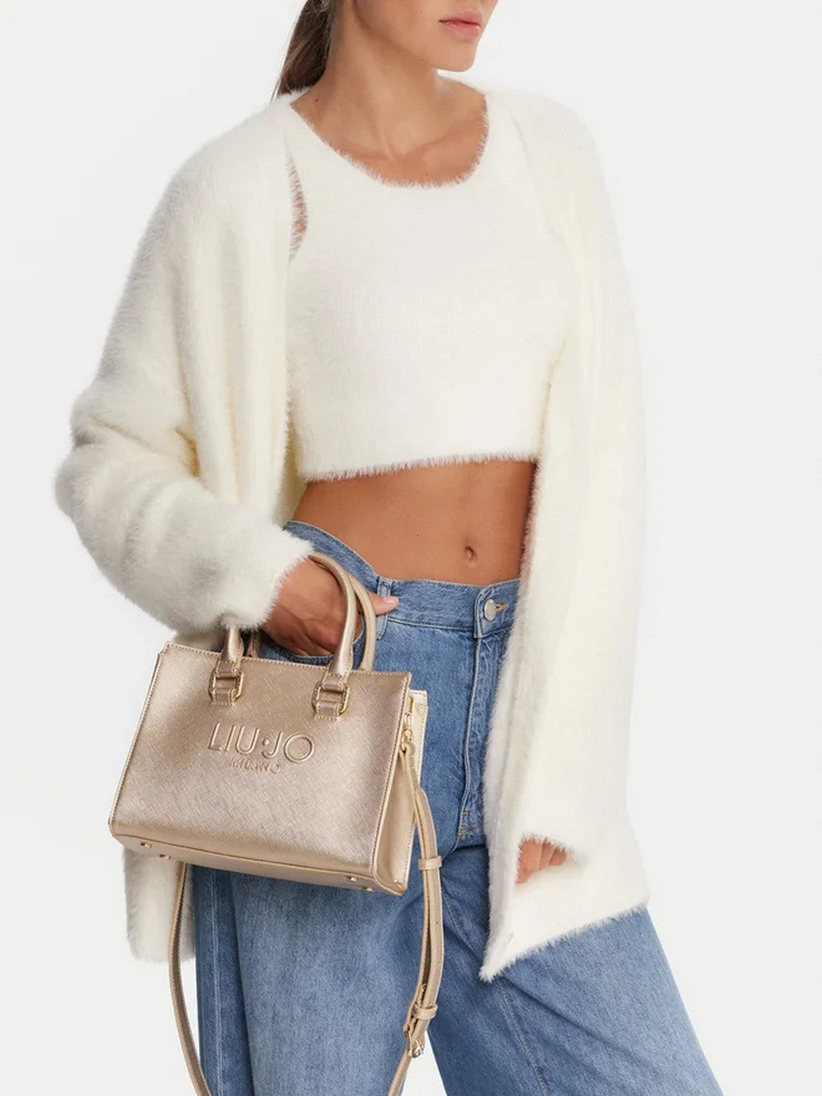 LIU JO ACCESSORIES Borsa Donna  AF5150E0087 90048 LIGHT GOLD