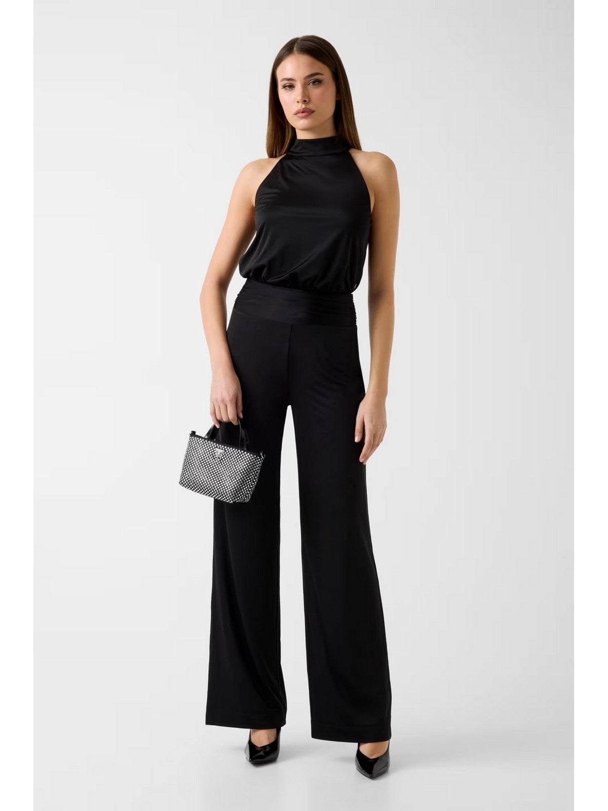 GUESS Tuta Donna SL CHARLINE OVERALL W6GK12 K2937 JBLK Jet Black A996