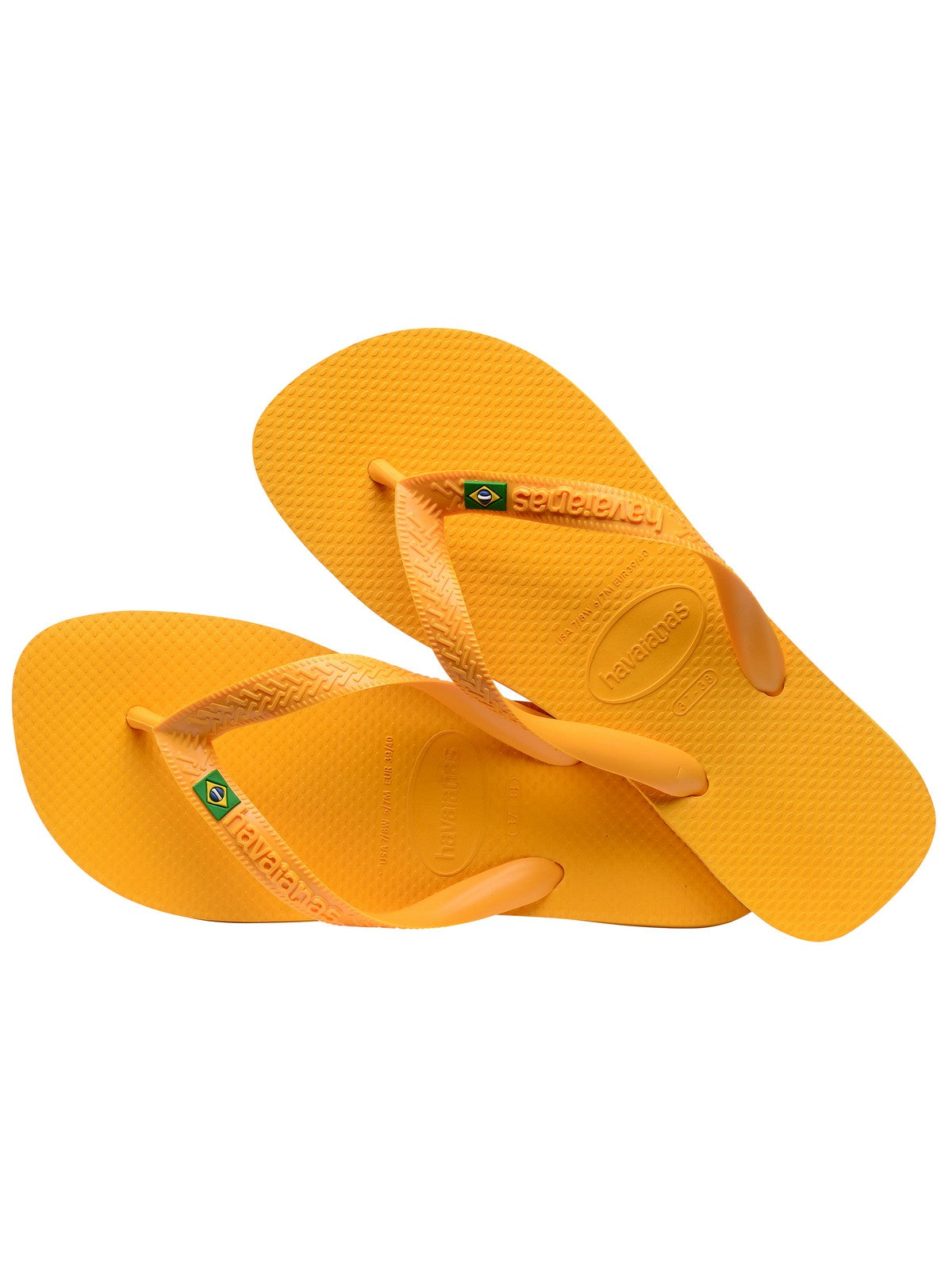 HAVAIANAS Tongs adultes unisexes Hav. Brésil 4000032.1740 Jaune