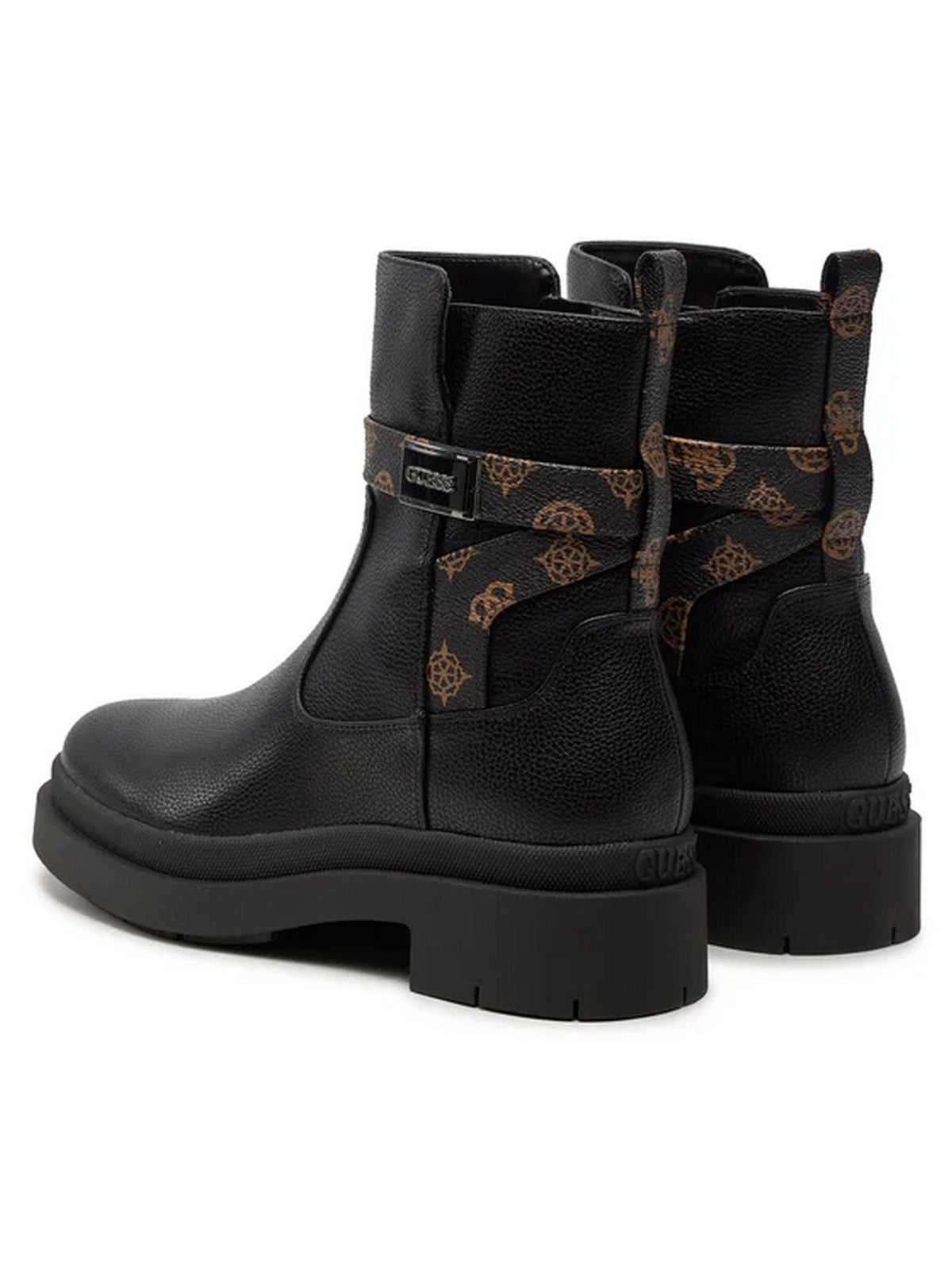 GUESS Bottes et Bottines pour Femme Ovelle2 FLTOVE FAL10 BLKBR Noir