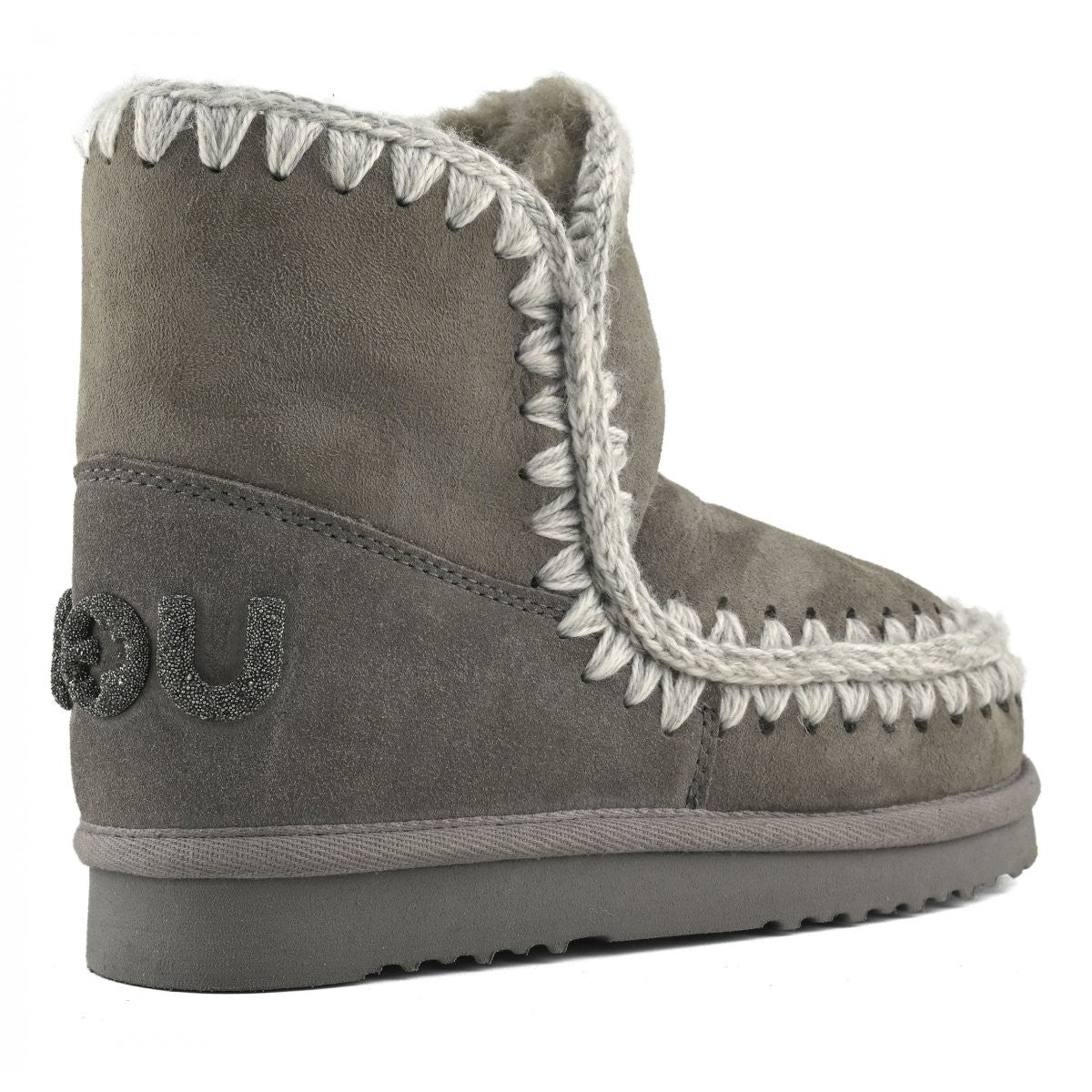 MOU Stivali e Stivaletti Donna ESKIMO 18 GLITTER LOGO MU.FW101050A NGRY New Grey
