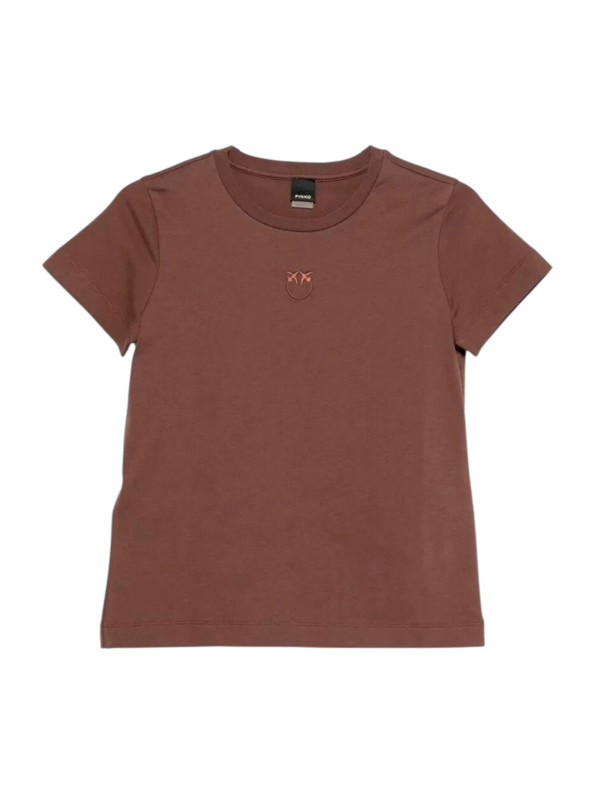 PINKO T-shirt Donna BUSSOLOTTO T-SHIRT 100355-A339 L78 MARRONE TERRA X PIANTE