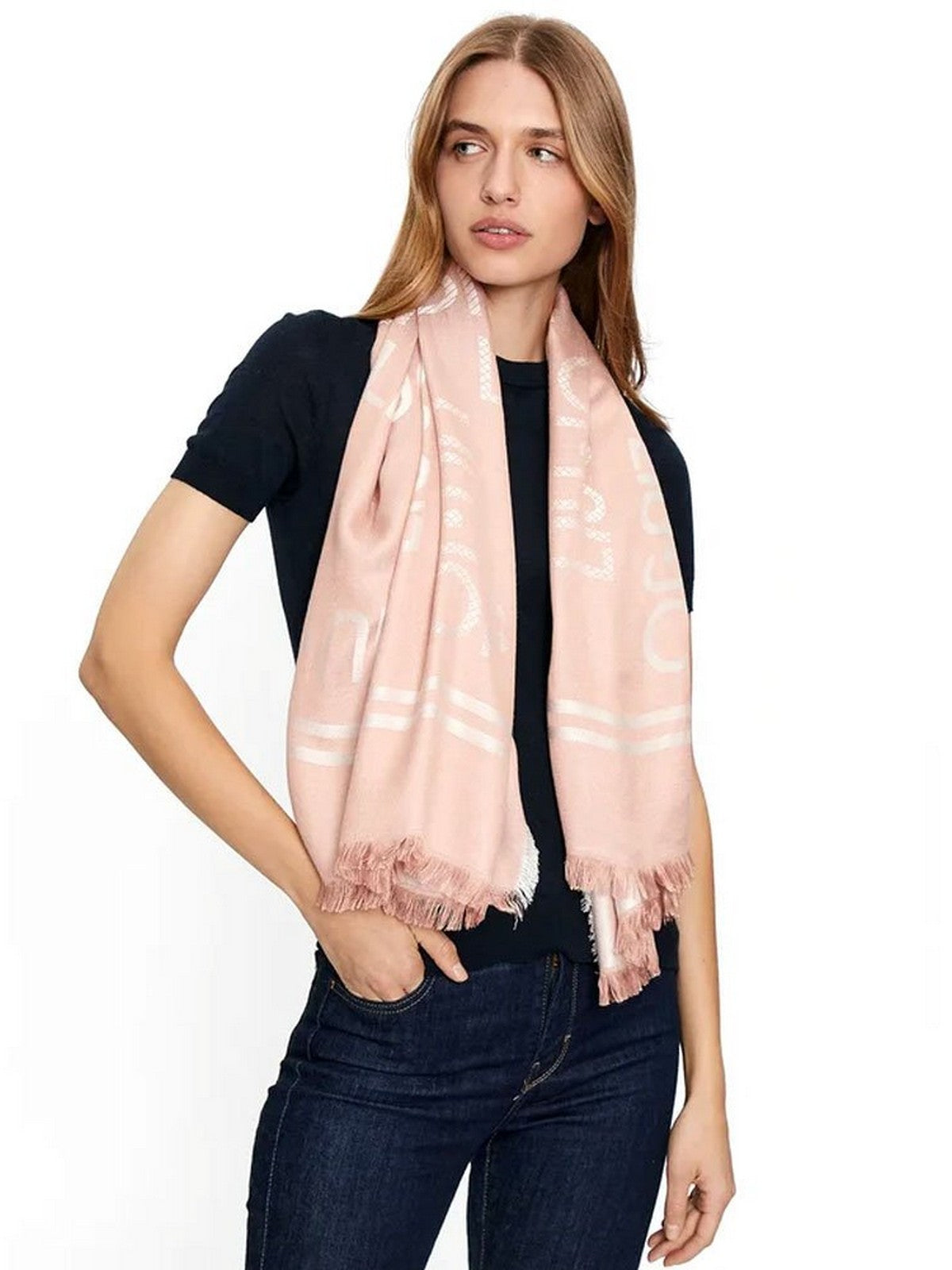 LIU JO SOFT Foulard Donna  2F4002T0300 10701 Bianco gioboutiqueweb