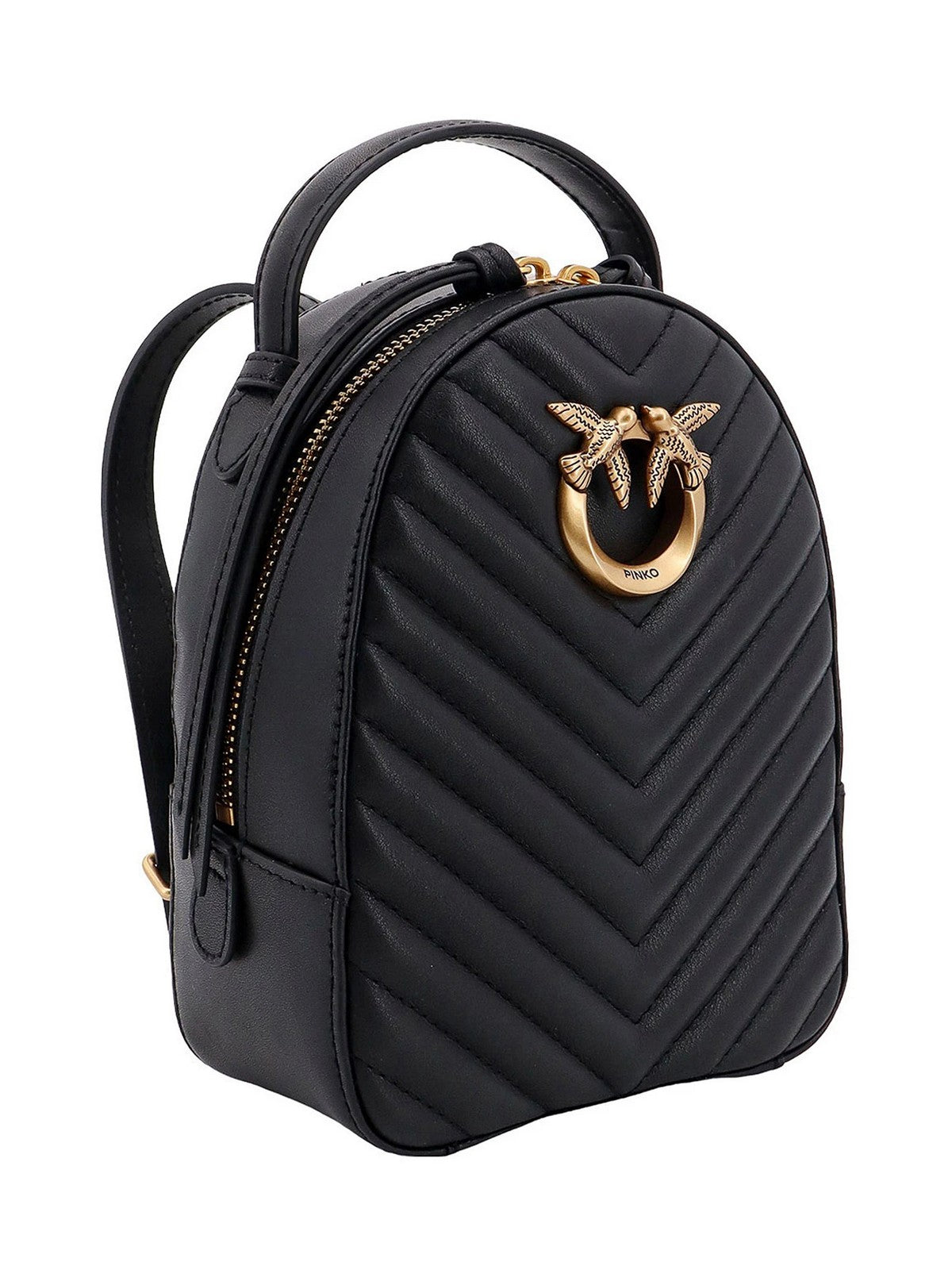 PINKO Sac à dos femme Love Click Mini Sac à dos Vitel 103614-A1J2 Z99Q Noir