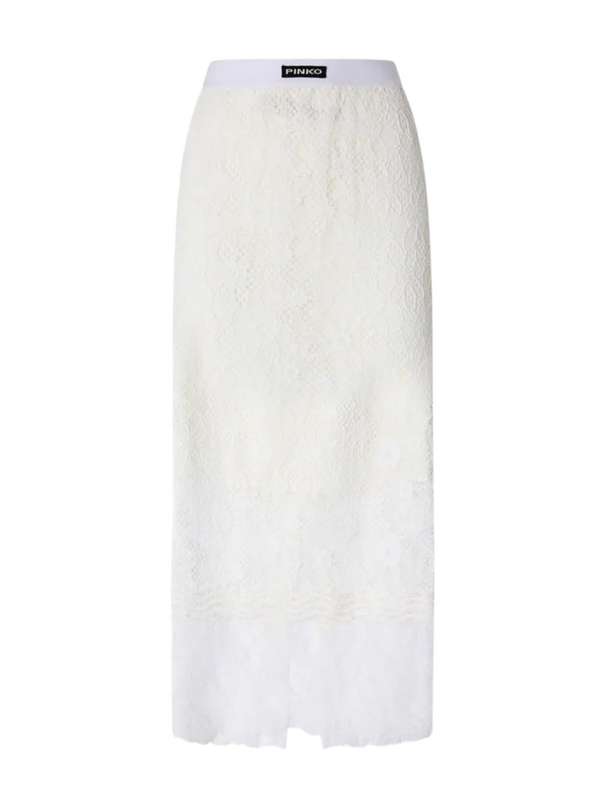 PINKO Gonna Donna HARMONIE GONNA PIZZO REBRODE 106664-A381 Z05 BIANCO-BIANCANEVE