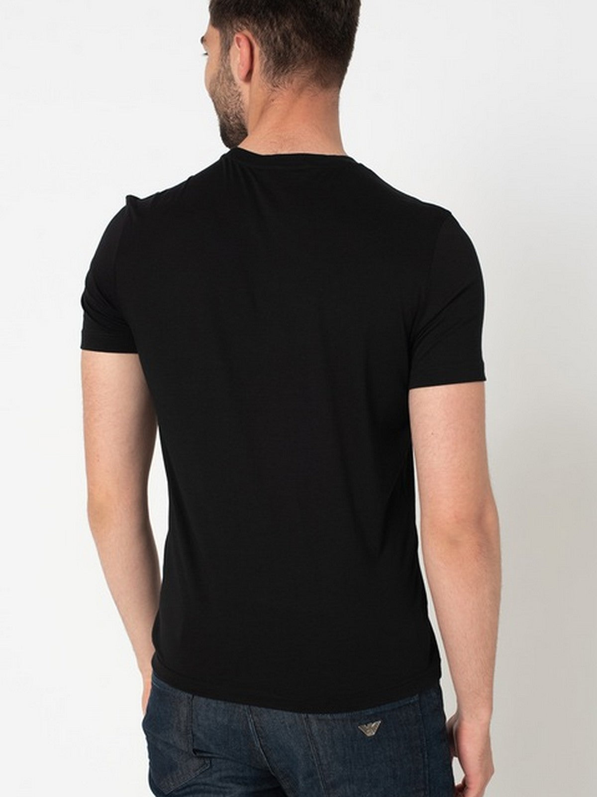 EMPORIO ARMANI T-Shirt e Polo Uomo  8N1D61 1JNQZ 0999 Nero gioboutiqueweb