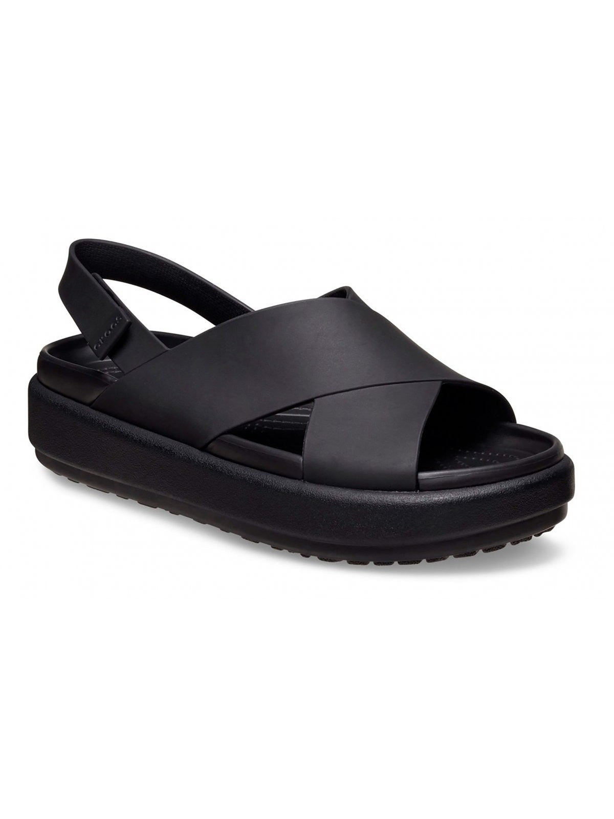 CROCS Sandale Femme Brooklyn Luxe Cross Strap W 209407 060 Noir