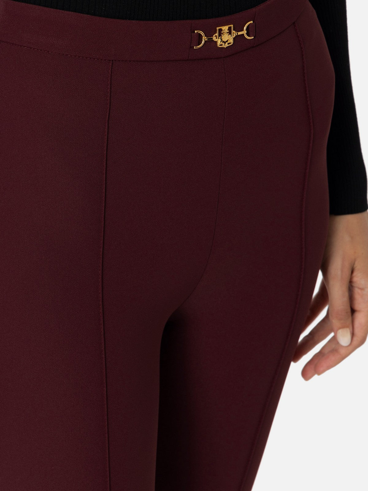 Elisabetta Franchi Pantalone Frau PA02246E2 CG3 Rot