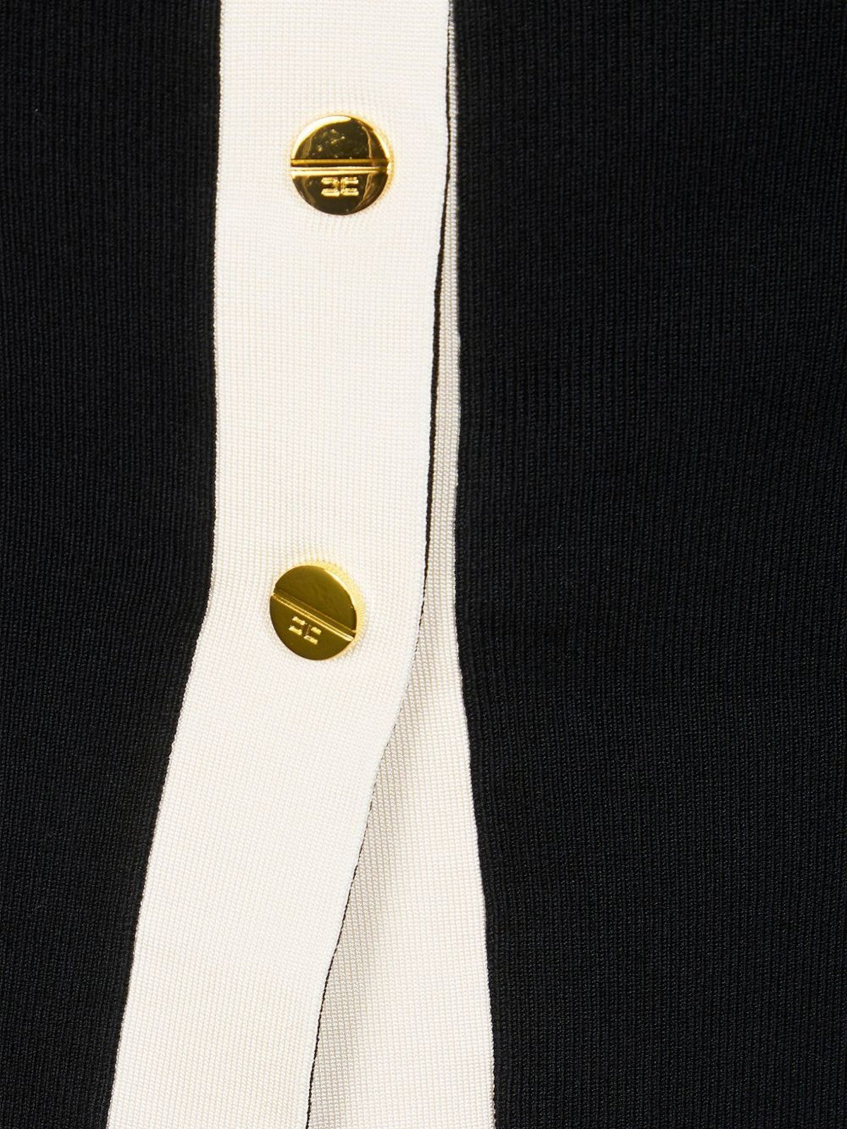 ELISABETTA FRANCHI Top Donna  TK72S61E2 685 NERO/BURRO