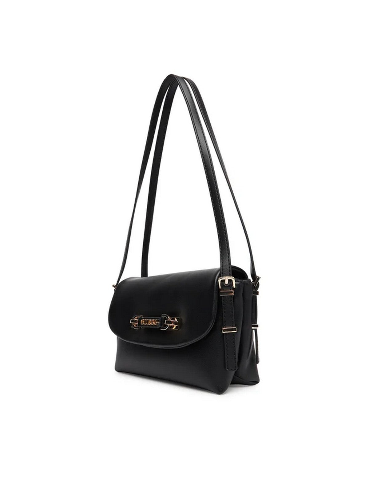 GUESS Borsa Donna LEFIA FLAP SHOULDER BAG HWBG96 44190 BLA BLACK