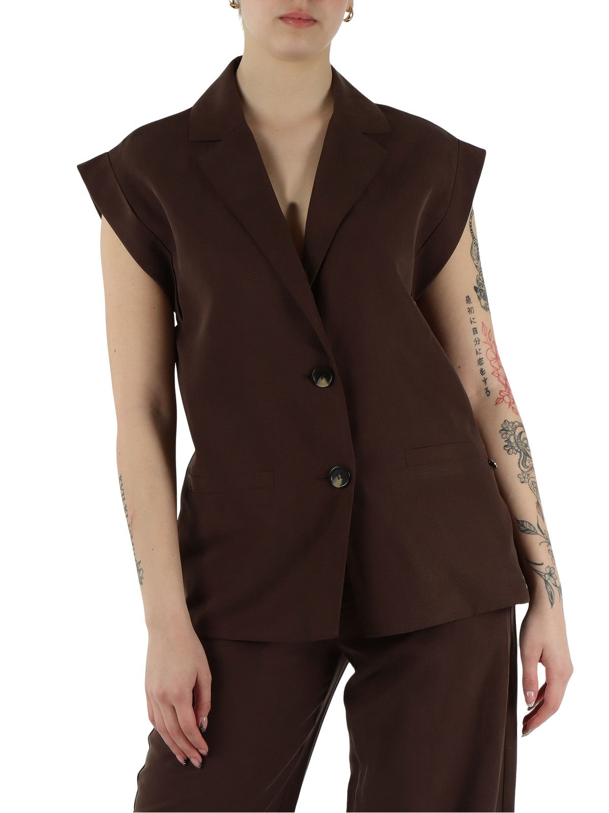 LIU JO WHITE Gilet Donna  WA6369T4818 91109 Sacher