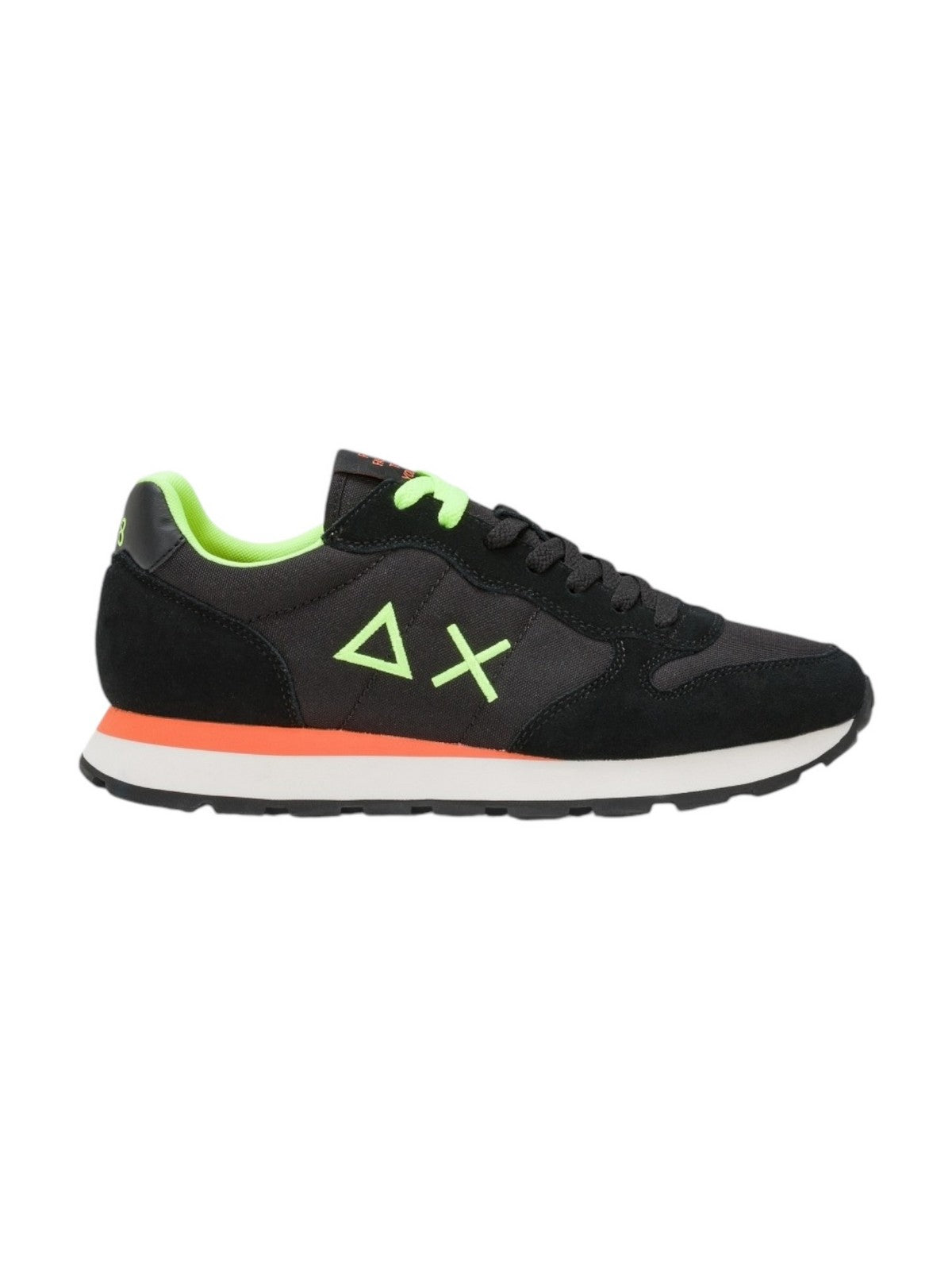 SUN68 Sneaker Uomo Tom fluo Z44102 11 Nero gioboutiqueweb