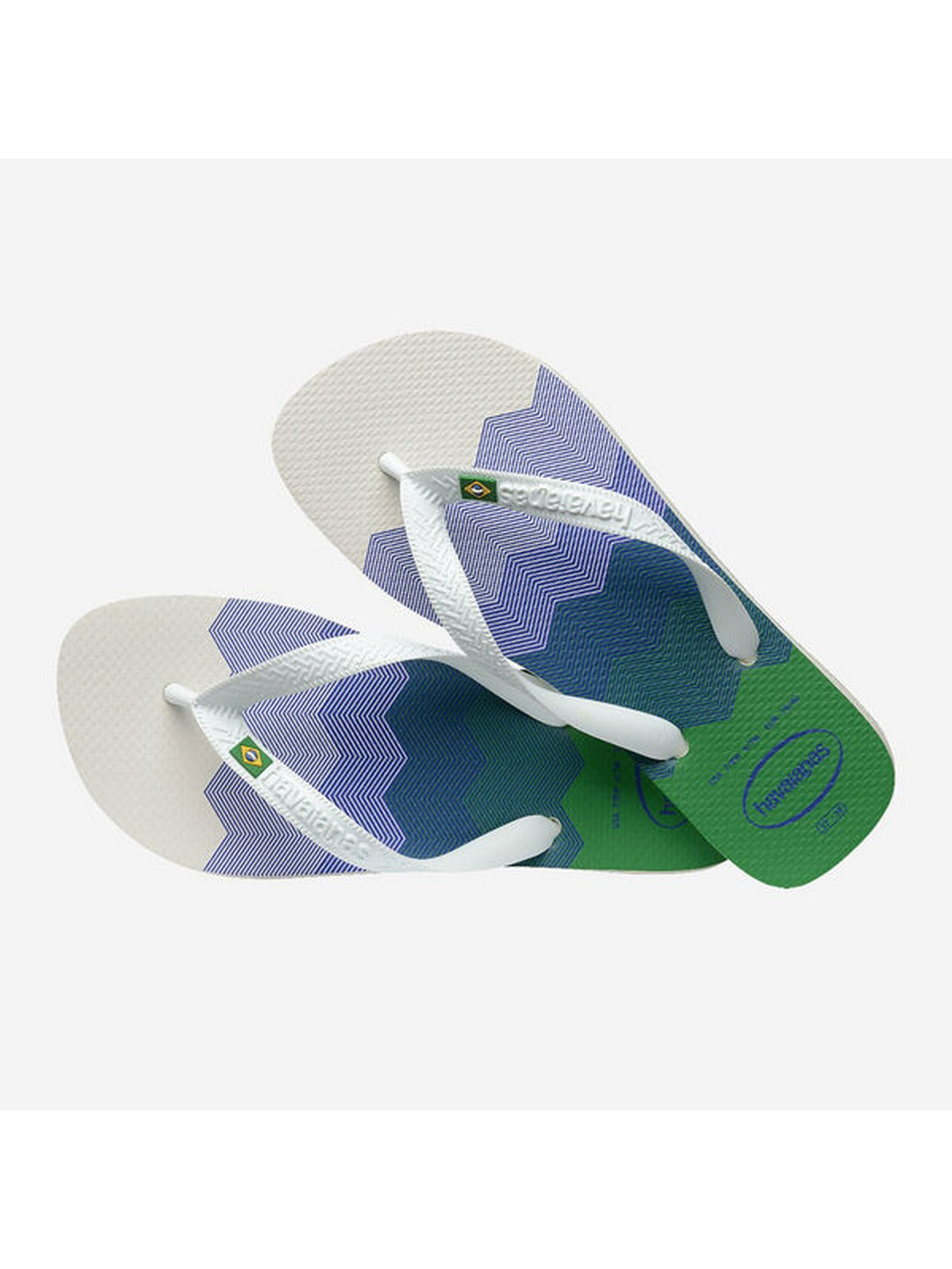 HAVAIANAS Tongs adultes unisexes Hav. Brasil frais 4145745.7886 blanc