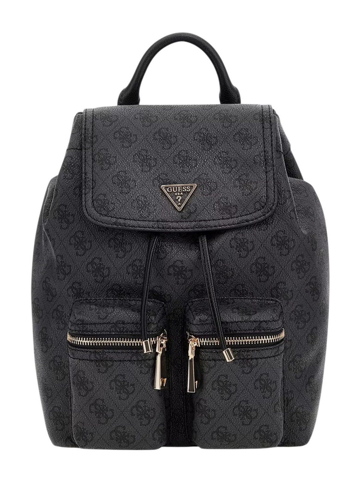 GUESS Zaino Donna MANHATTAN II FLAP BACKPACK HWSG71 18310 CLO COAL LOGO