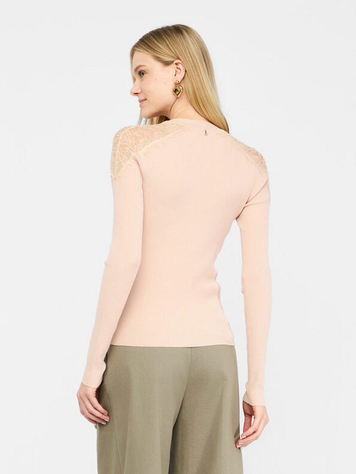 LIU JO BLACK Cardigan Donna  CF5159MS46M X0719 Pink poudre