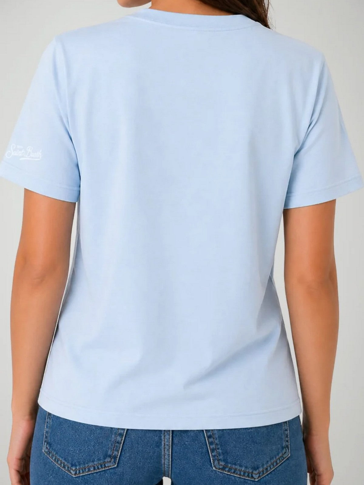 MC2 SAINT BARTH T-shirt Donna  EMILIE 01097L MI FAI VOLARE 31 CHARM EMB