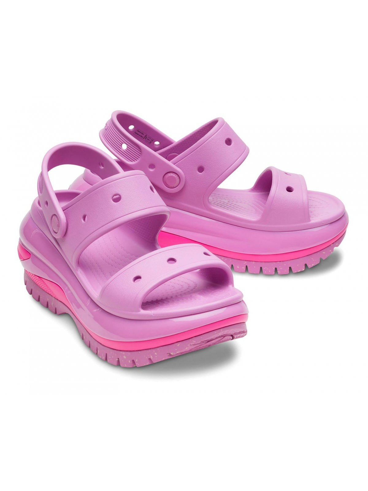 CROCS Sandalo Donna Classic Mega Crush Sandal W 207989 6WQ Rosa