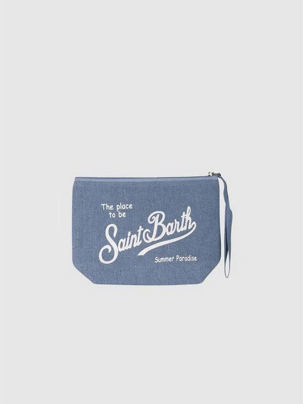 MC2 SAINT BARTH Pochette Donna  ALINE LINEN 00262L LINEN DENIM