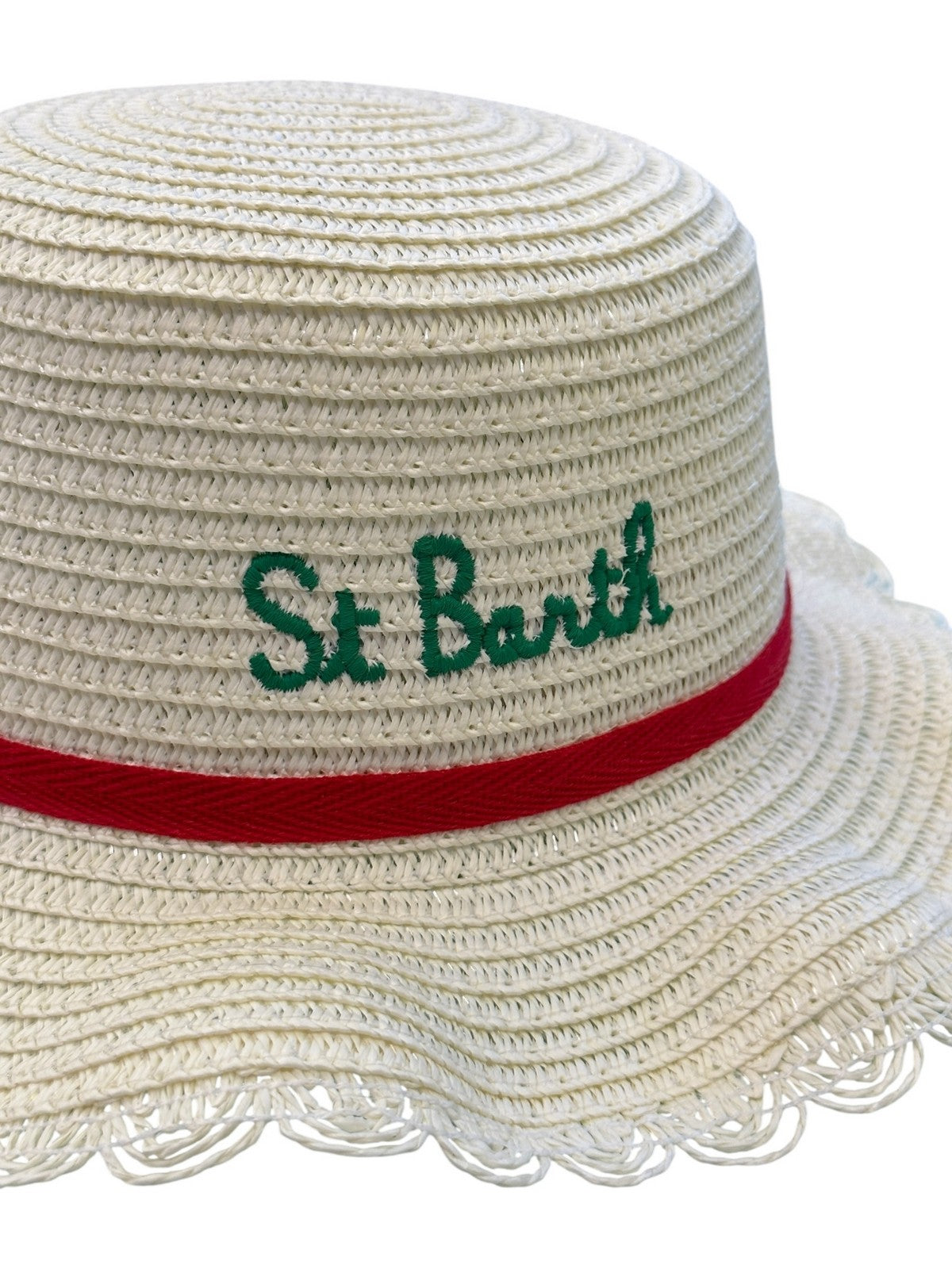 MC2 SAINT BARTH Cappello Bambine e ragazze  GENNY HAT 03823H STRAW 10 STRAWBERRY PATCH EMB