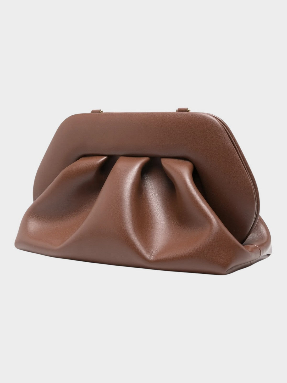 THEMOIRè Bios Medium vegan fabric bag brown eco-friendly design 