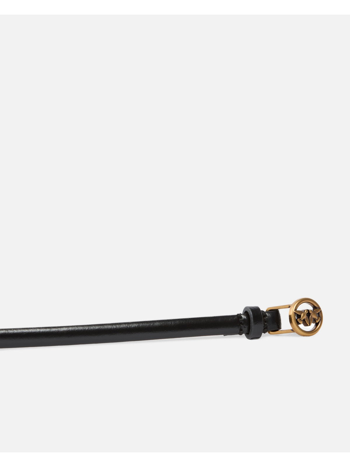 PINKO Cintura Donna THIN BELT H1 105481-A2QP Z99Q NERO-ANTIQUE GOLD