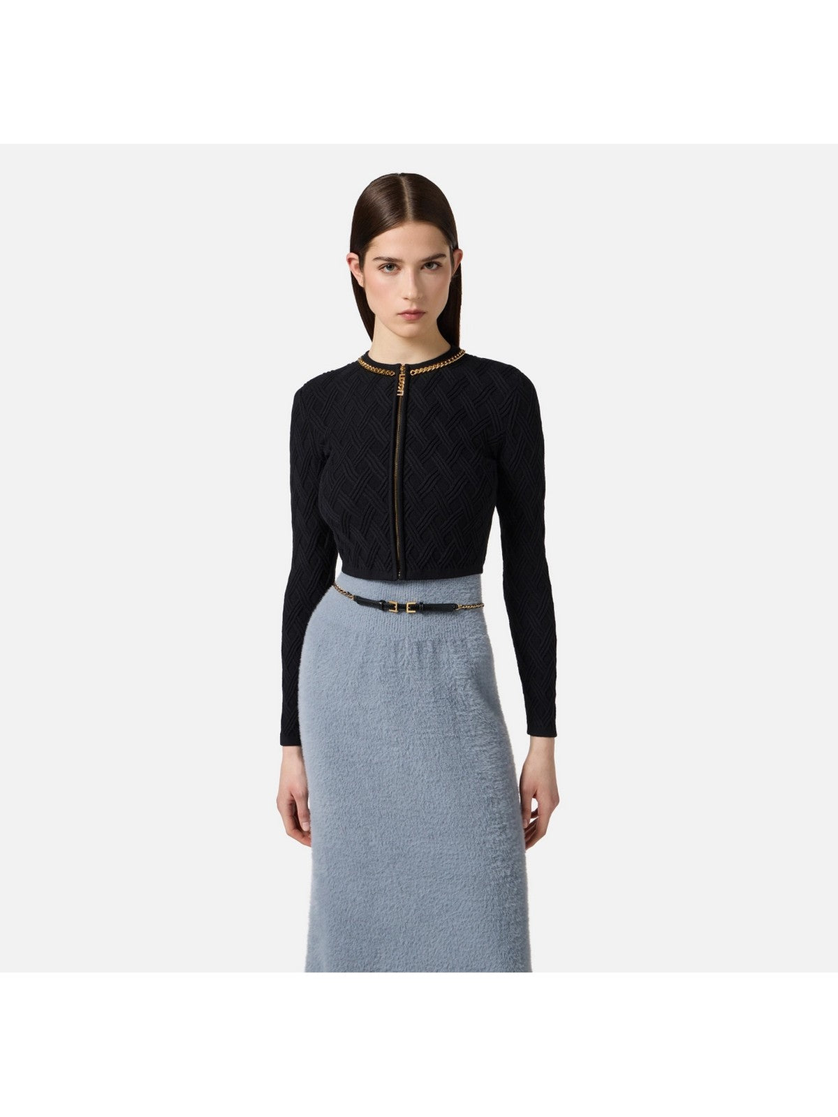 ELISABETTA FRANCHI Cardigan Donna  MK29B56E2 110 Nero