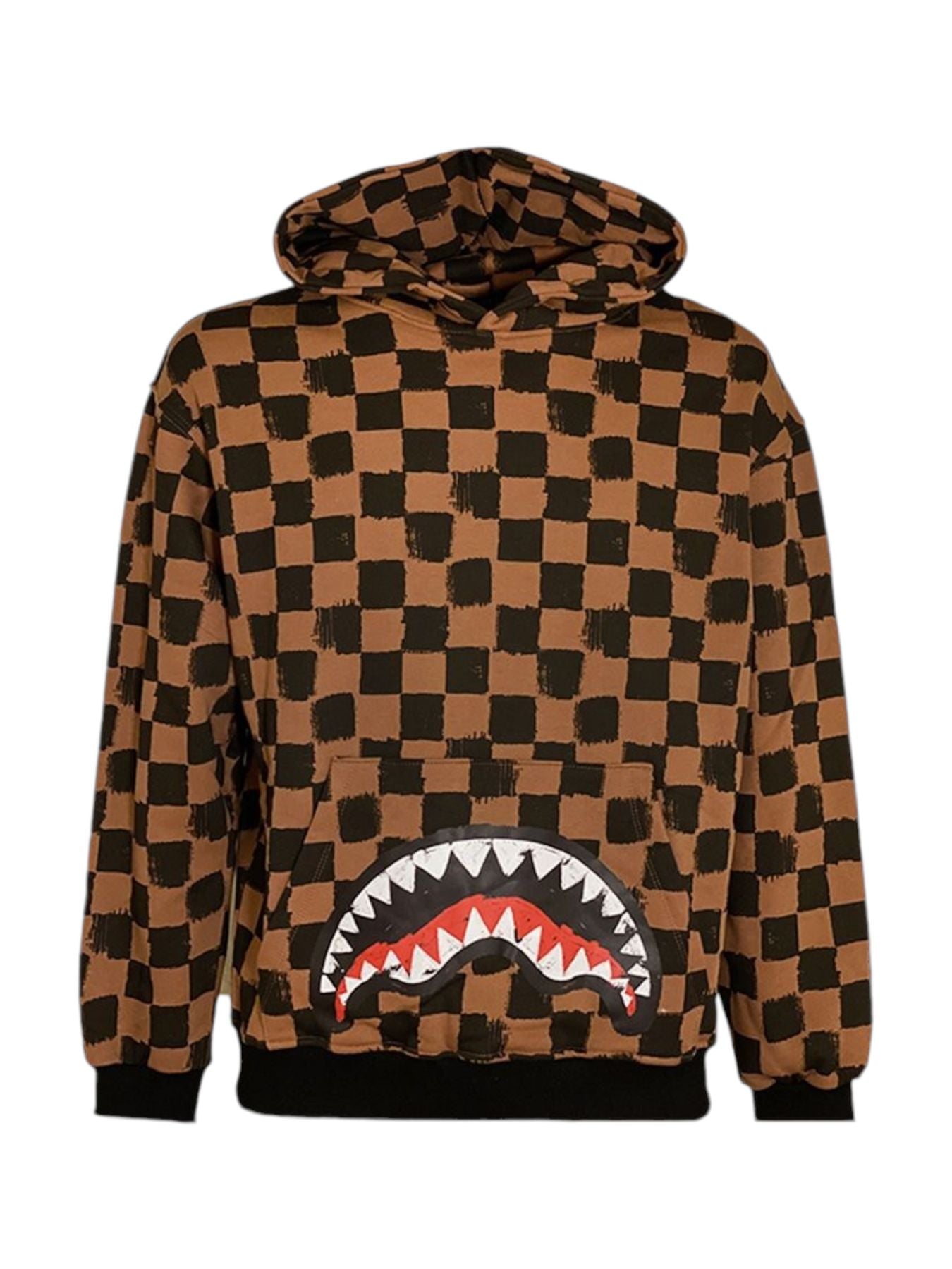 SPRAYGROUND SIP Vanquish Hoodie SP611BBW Brauner Männer Sweatshirt