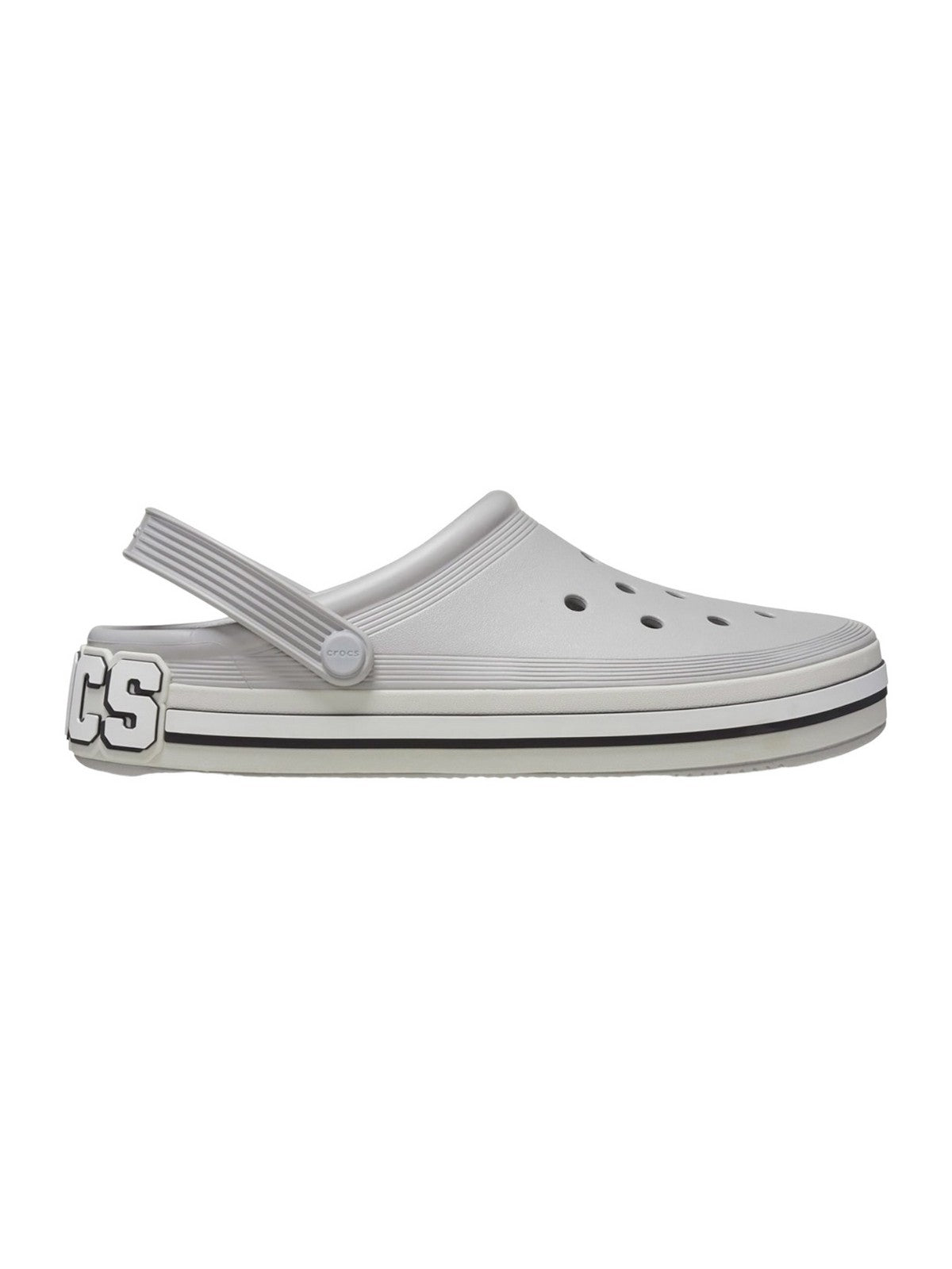 Crocs Ciabatta unisex dla dorosłych logo logo zatytułowane 209651 1 stóp szary