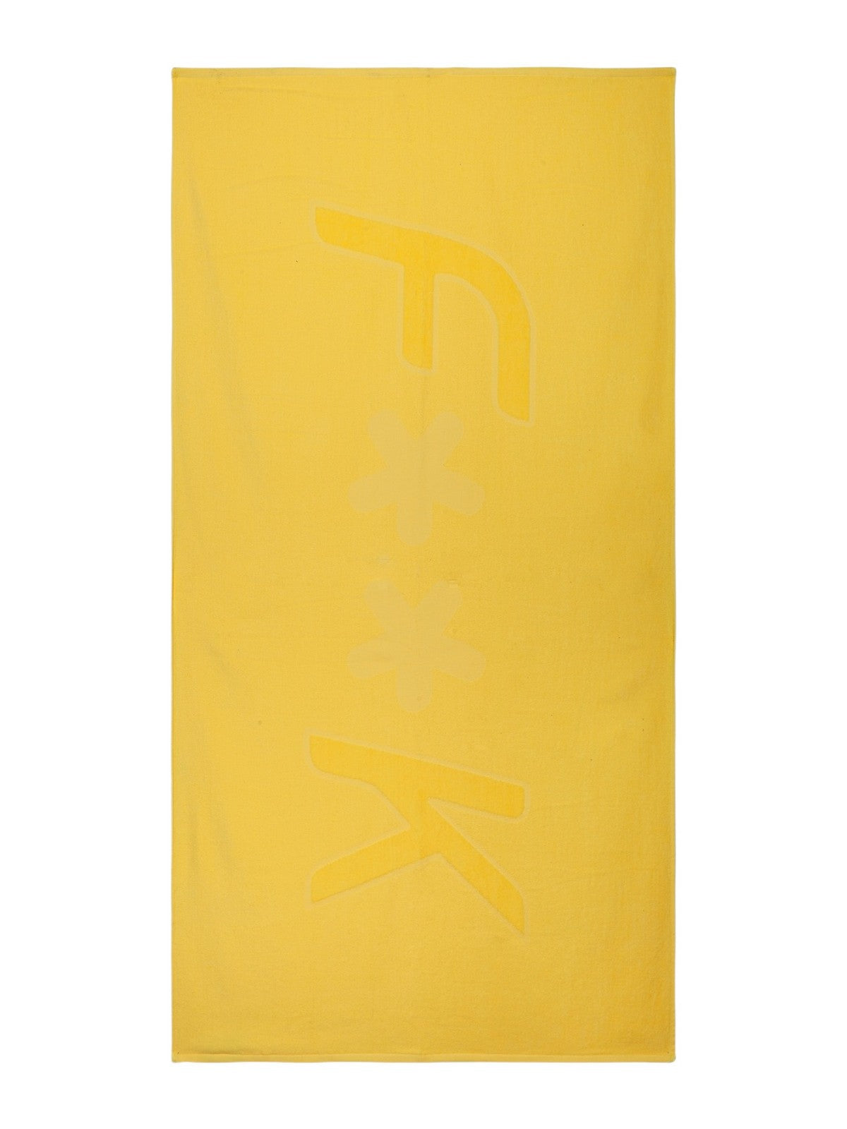 F**K Serviette de plage femme FK24-A270FY Jaune