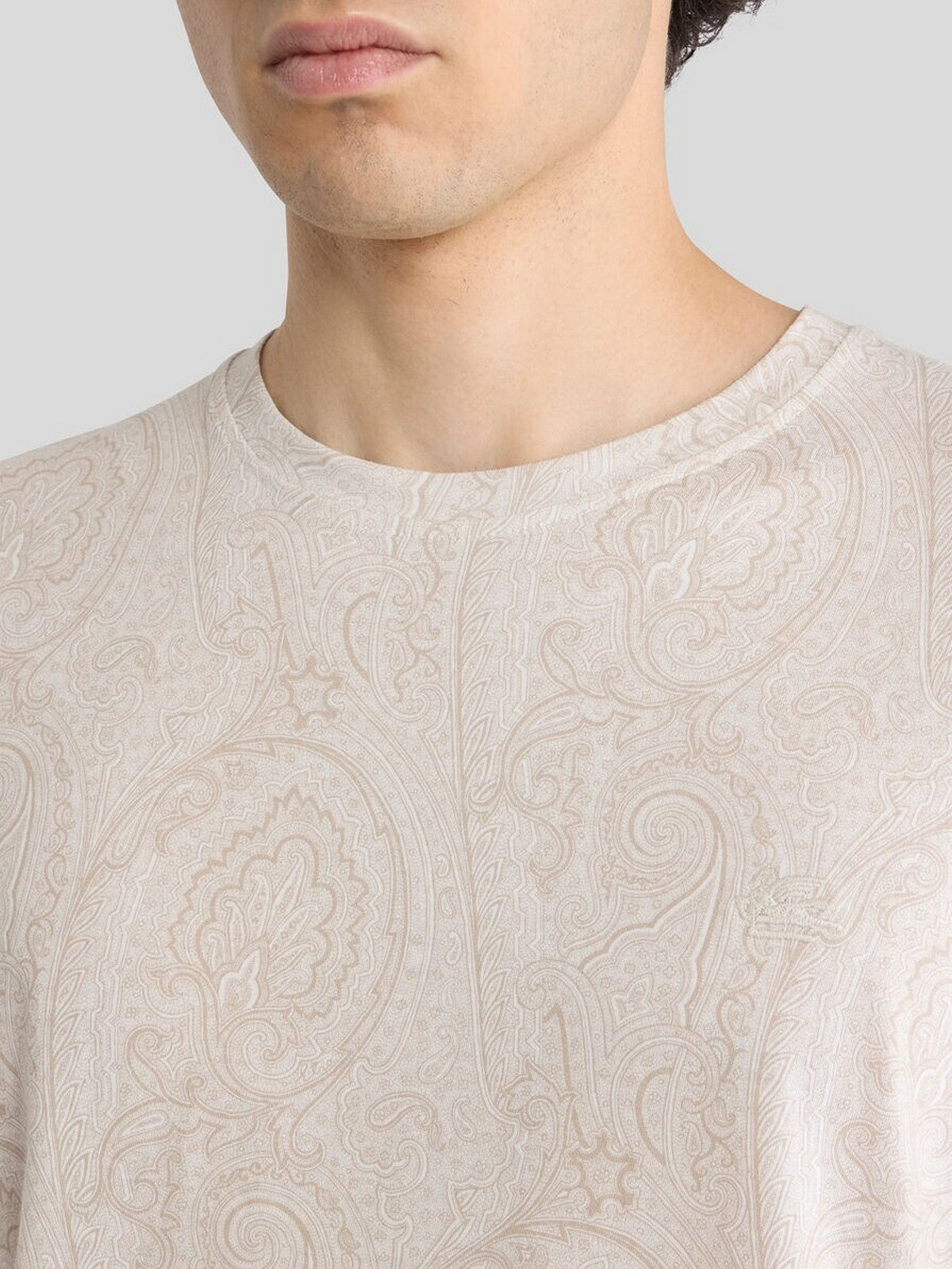 ETRO T-shirt Uomo T-SHIRT ROMA MRMA0002 AKG31 M0096 Beige