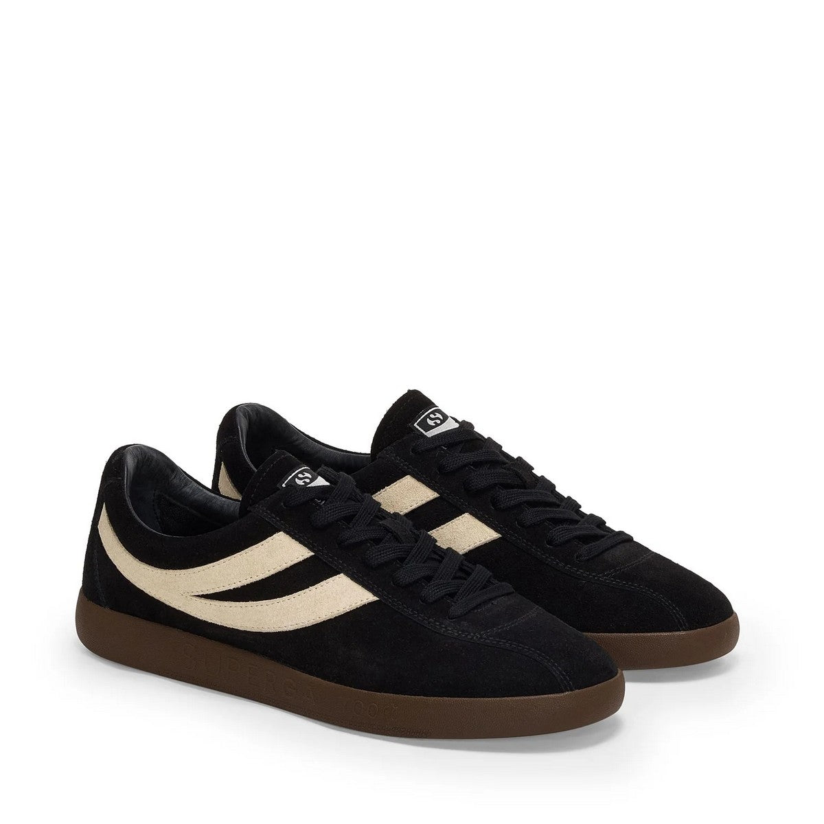 SUPERGA Sneaker Uomo 1960 CAPRI S71474W AOX Black-White Mastice-