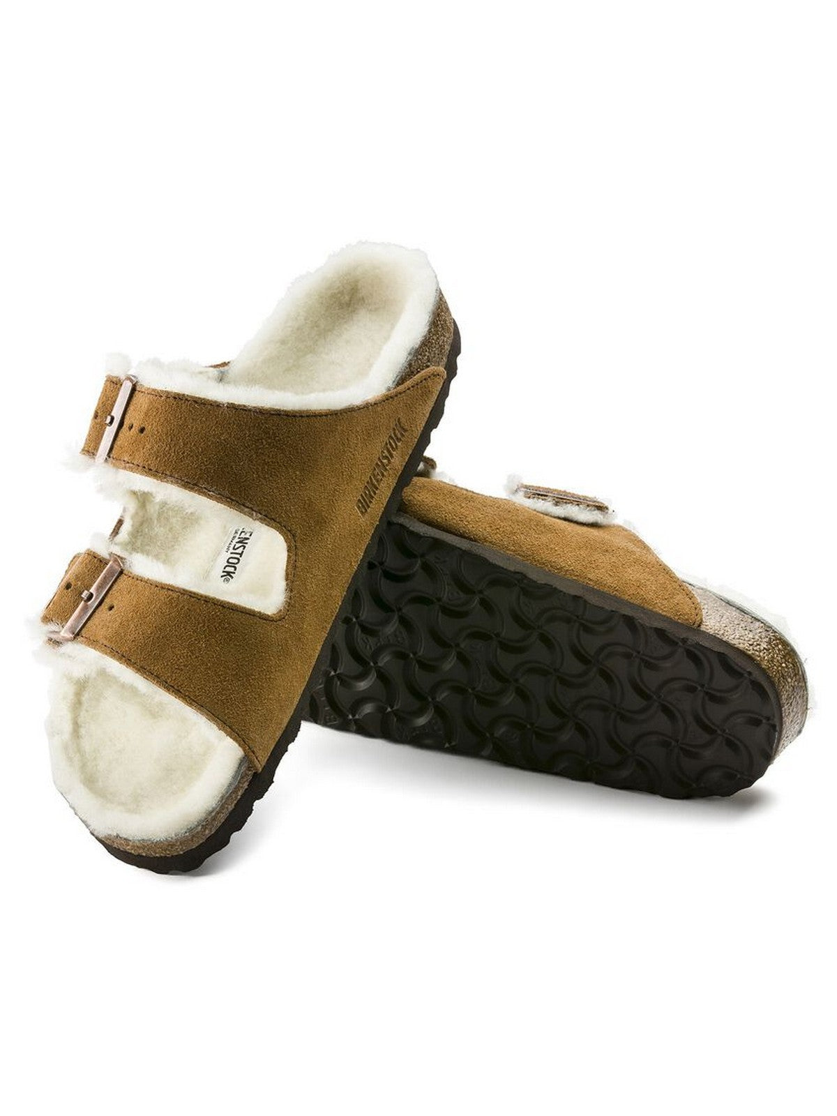 Birkenstock Ciabatta Donna Arizona Shearling 1001135 Beige