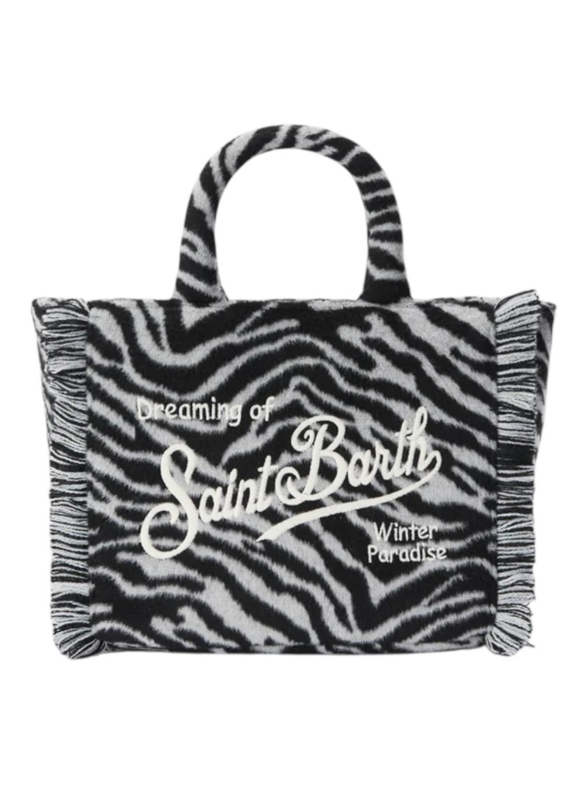 MC2 SAINT BARTH Borsa Donna  VANITY MINI FELT 00269I ZEBRA 00 EMB