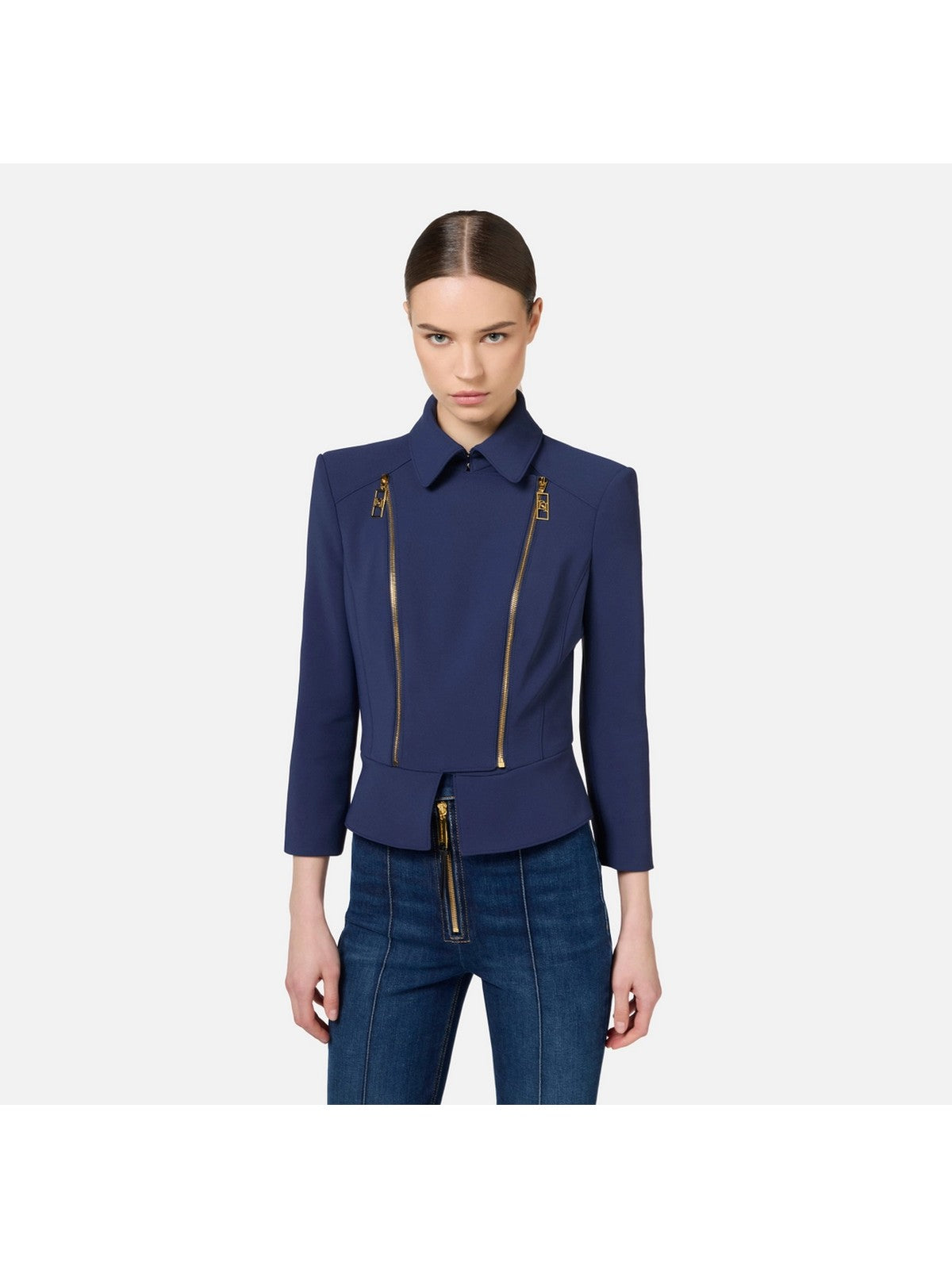 ELISABETTA FRANCHI Veste Femme GI10046E2 B75 Bleu