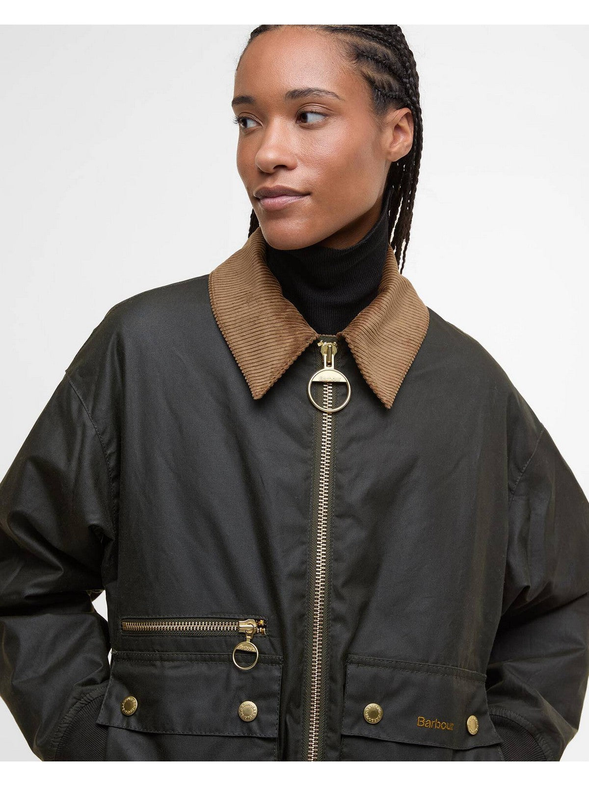 BARBOUR Damen Daunenjacke MAXINE LWX1488 OL99 ARCHIVE OLIVE